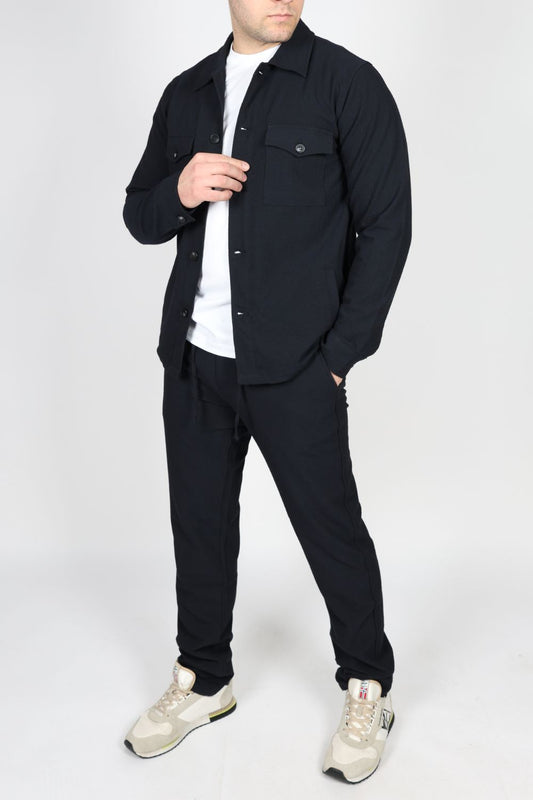Men's Set, Blue & Black