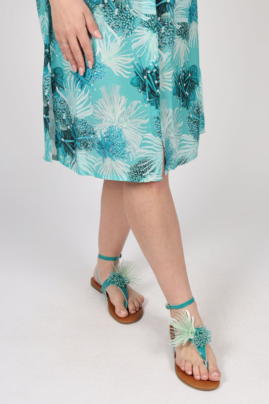 Women's Sandals, Green