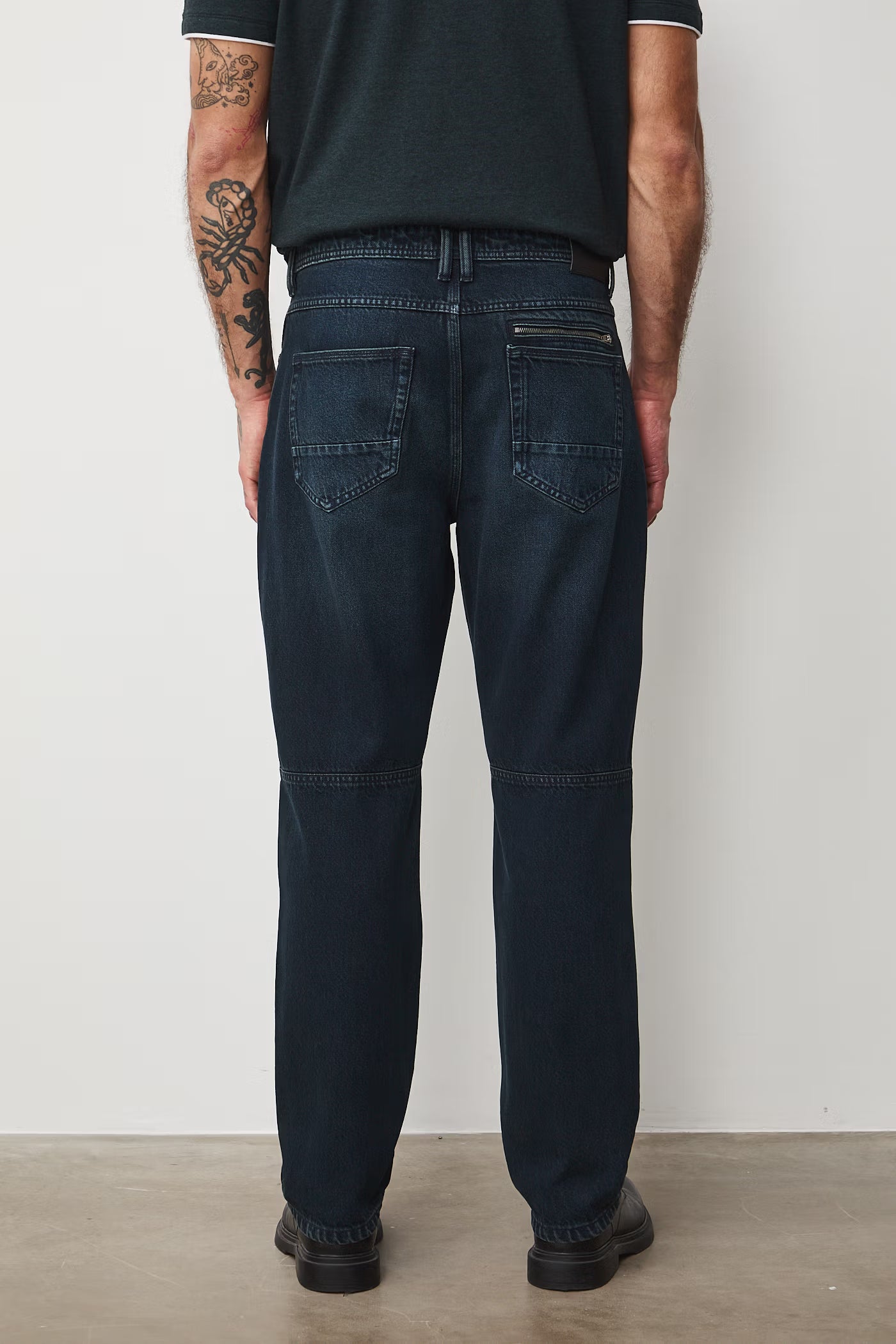 Мъжки дънки тип "Regular Fit" в класически тъмносин цвят