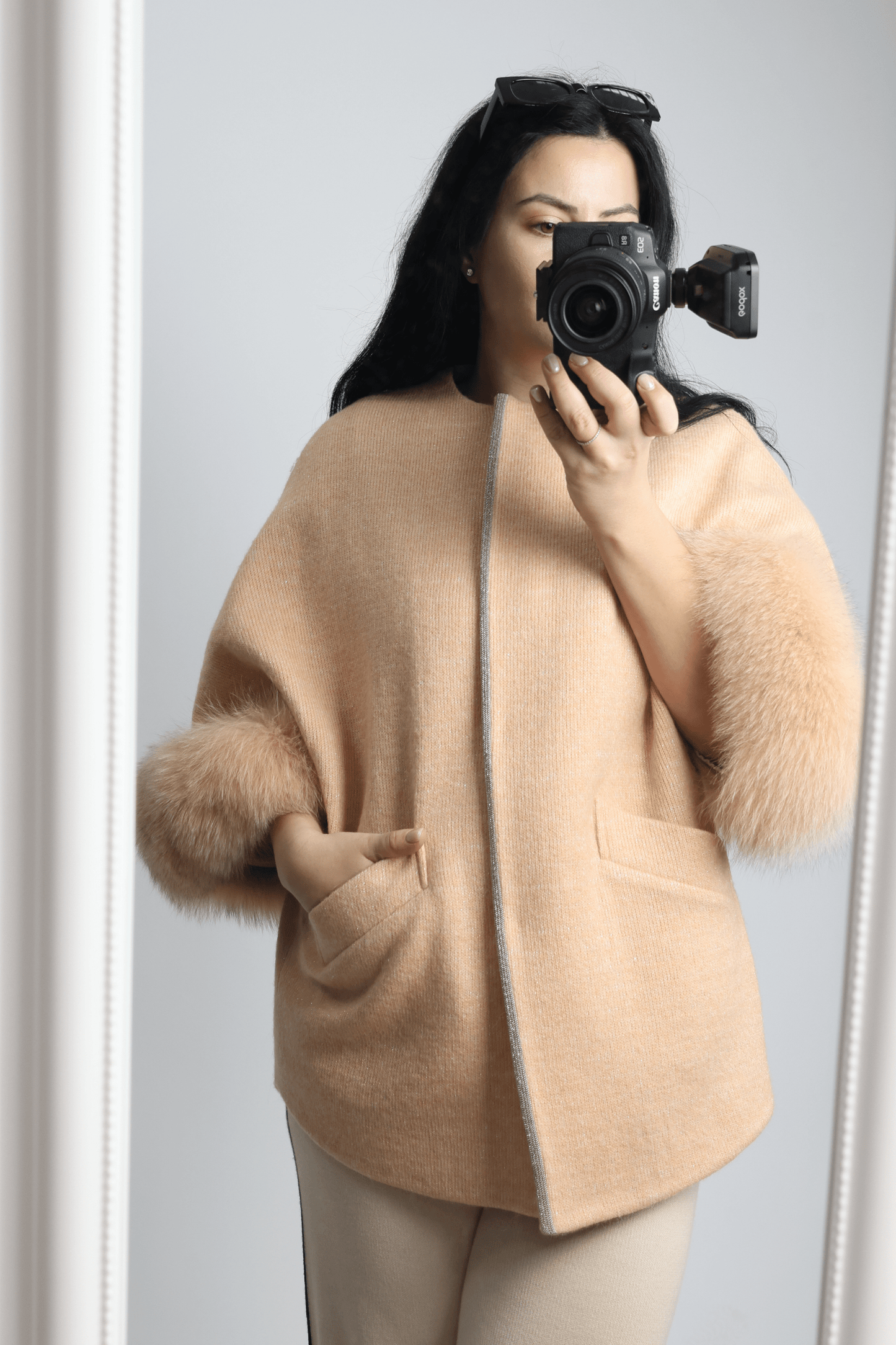 Дамска Жилетка, Бежов Roberto Fashion Store Cardigan 38 EU Beige