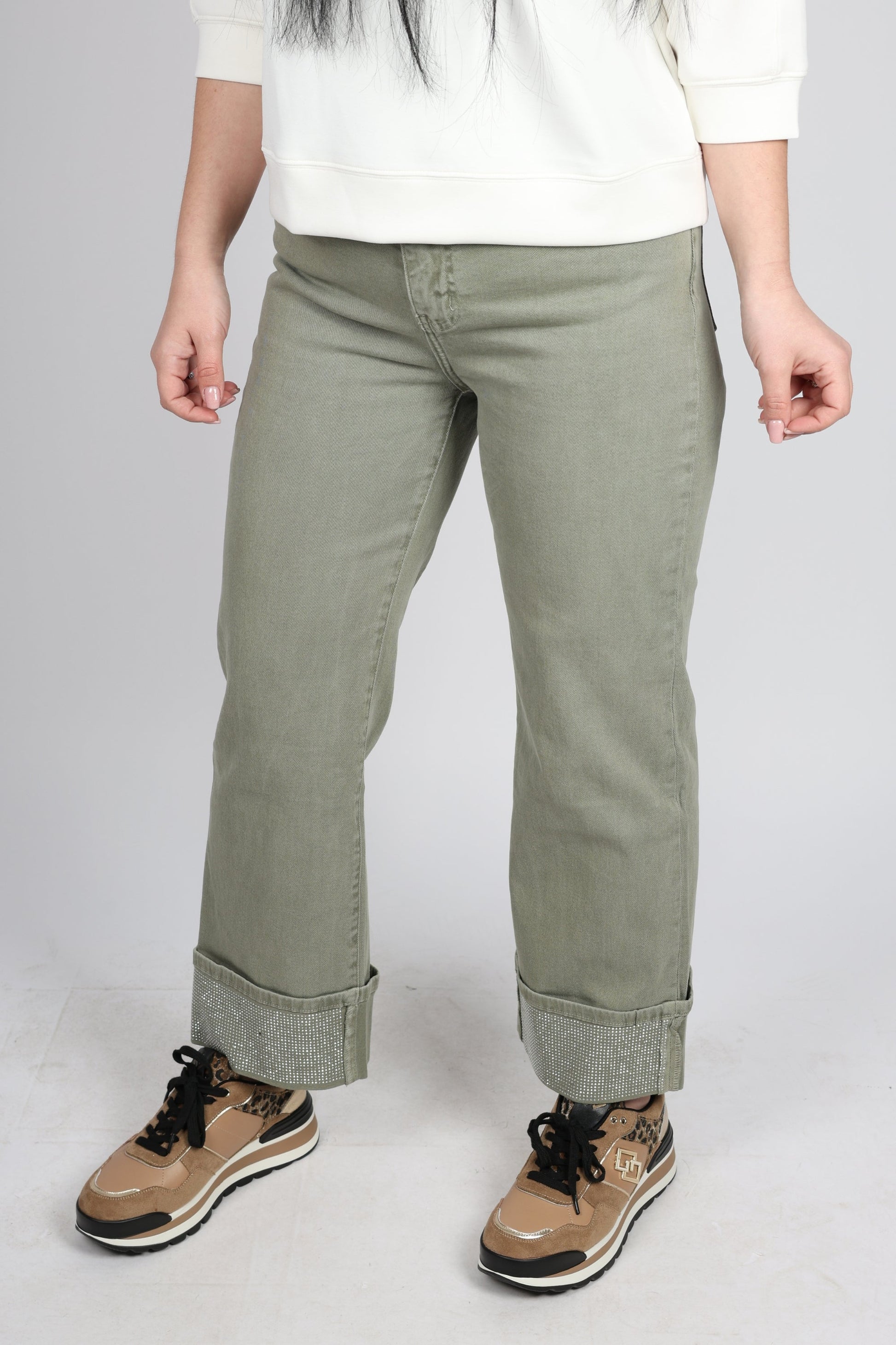 Дамски Дънки, Зелен Roberto Fashion Store Jeans RBRF1903JNSGRNS Green S