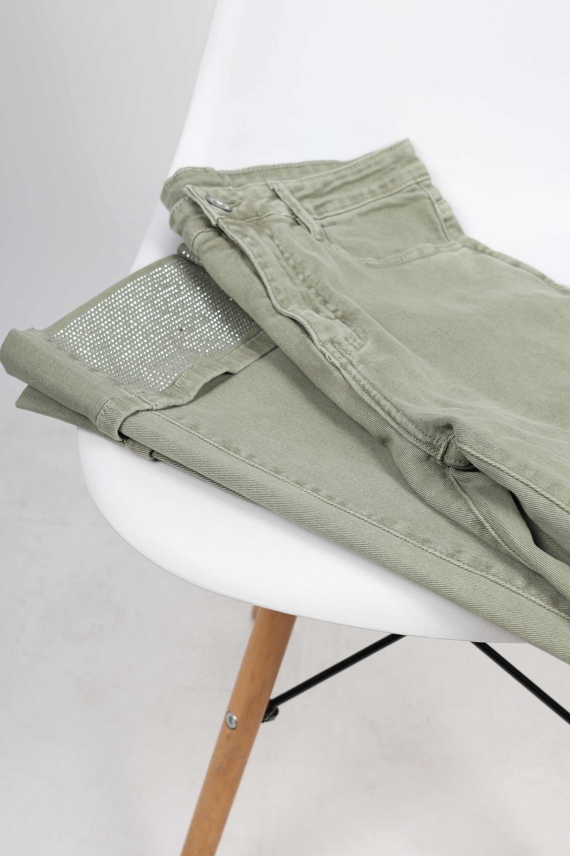 Дамски Дънки, Зелен Roberto Fashion Store Jeans RBRF1903JNSGRNS Green S