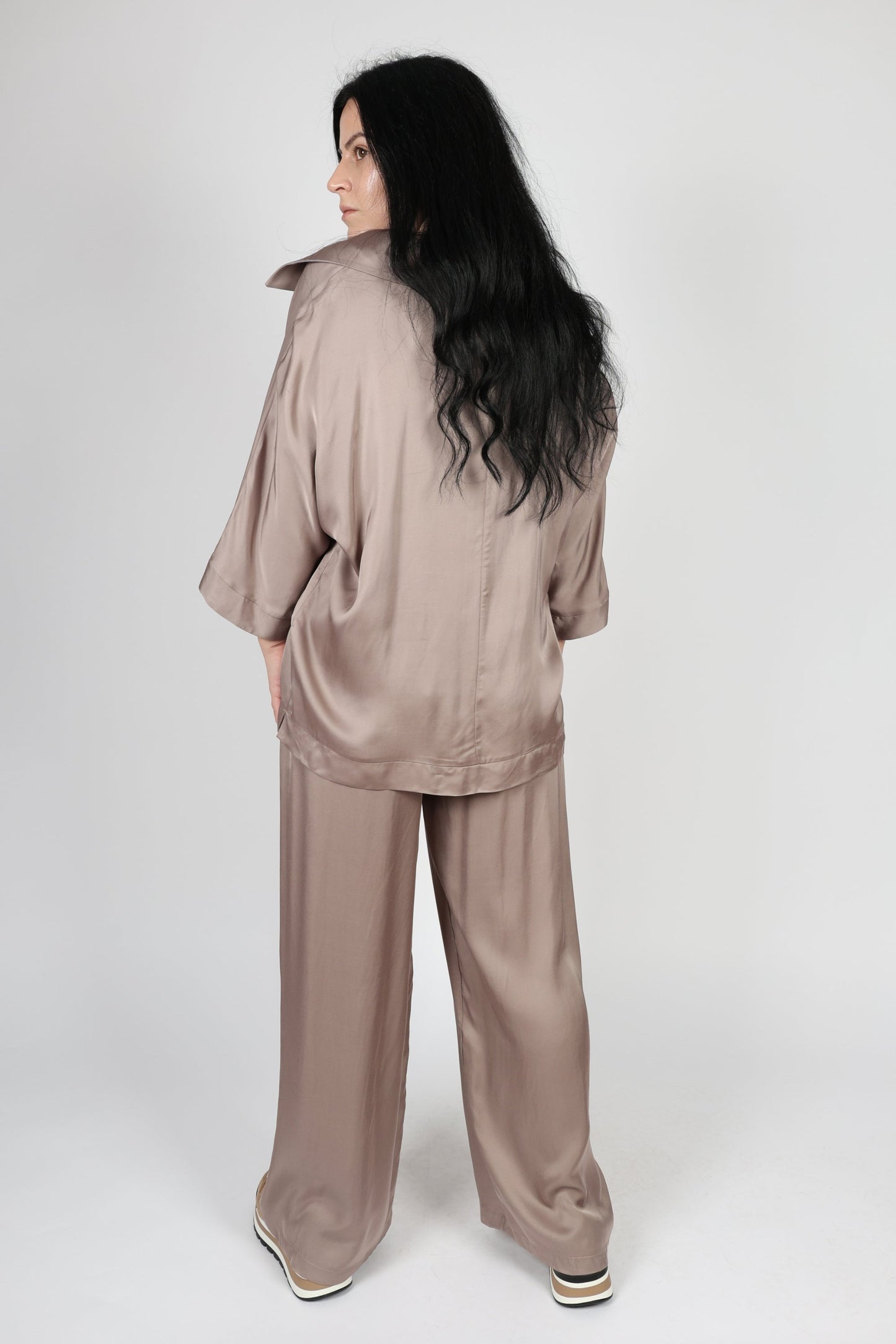 Дамски Комплект от 2 части, Бежов Roberto Fashion Store Set RBRF0804BEIGESETS Beige S