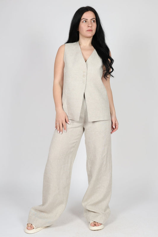 Women's 2-piece set, Beige