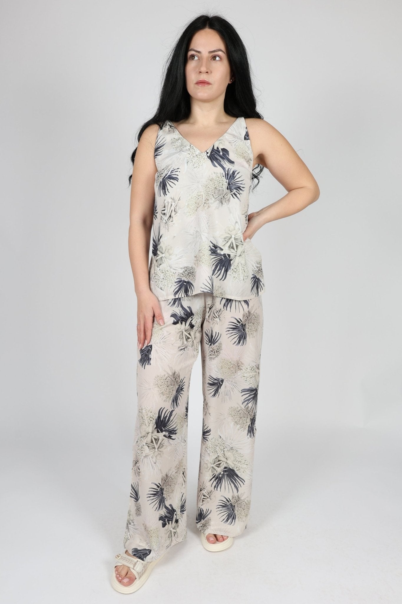 Women's 2-Piece Set, Beige