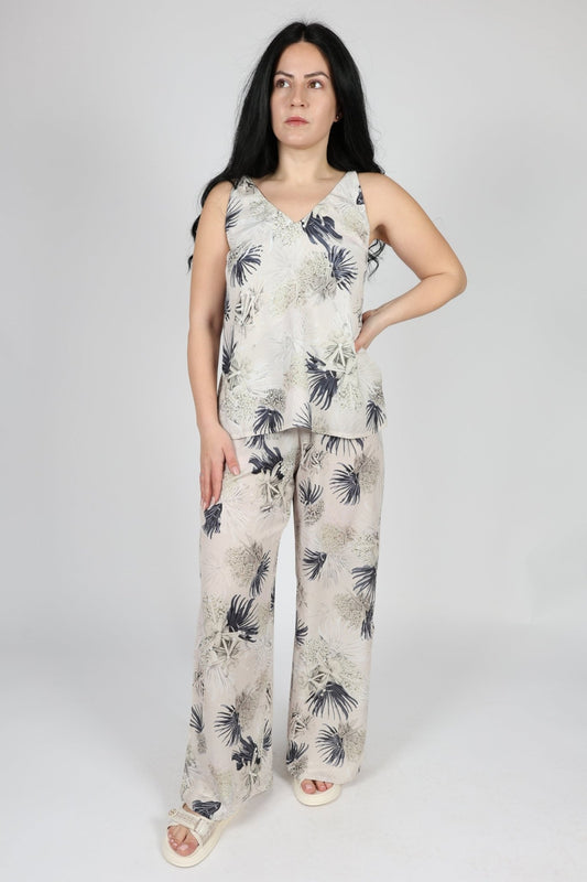 Women's 2-Piece Set, Beige