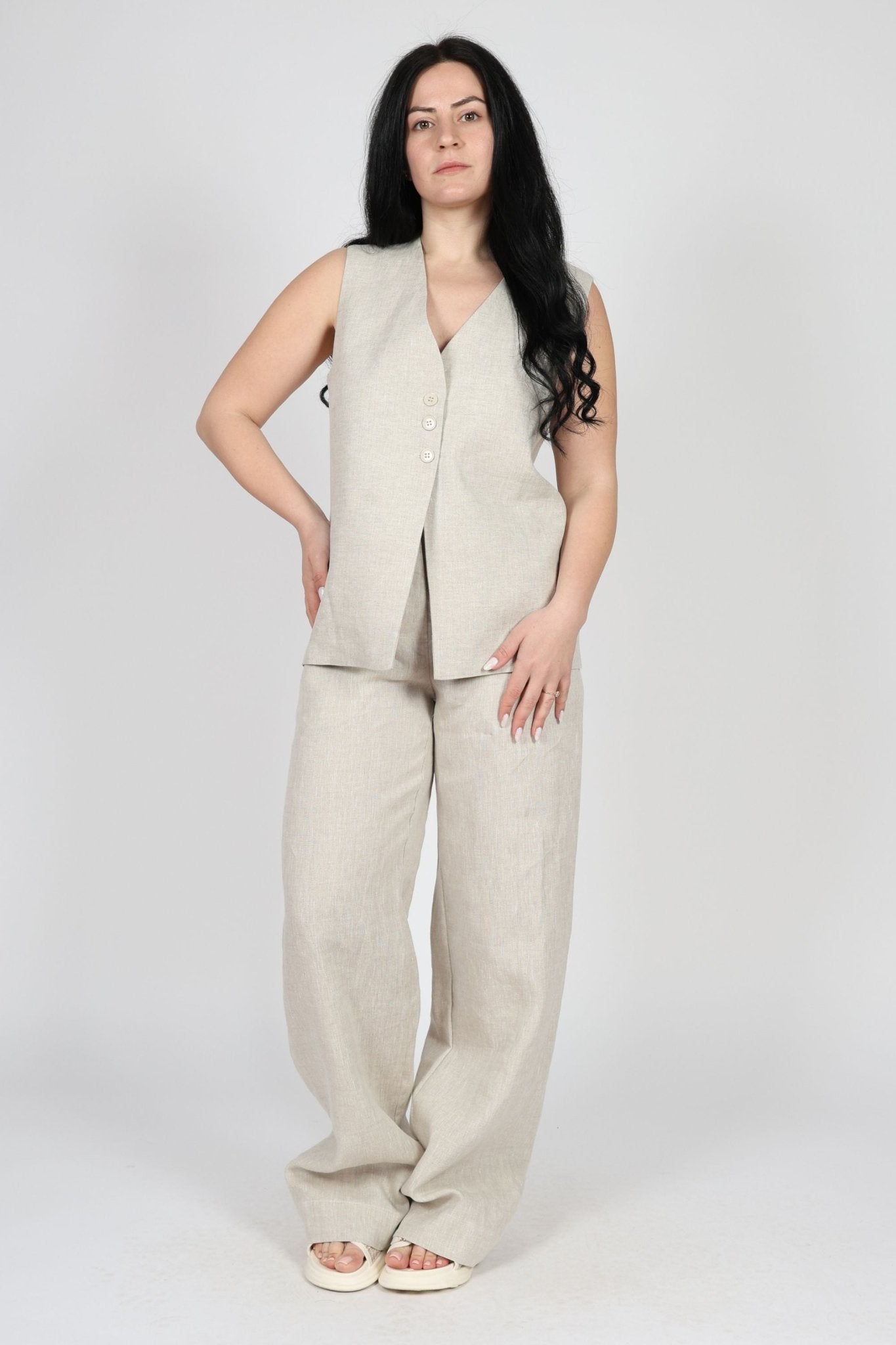 Women's 2-piece set, Beige