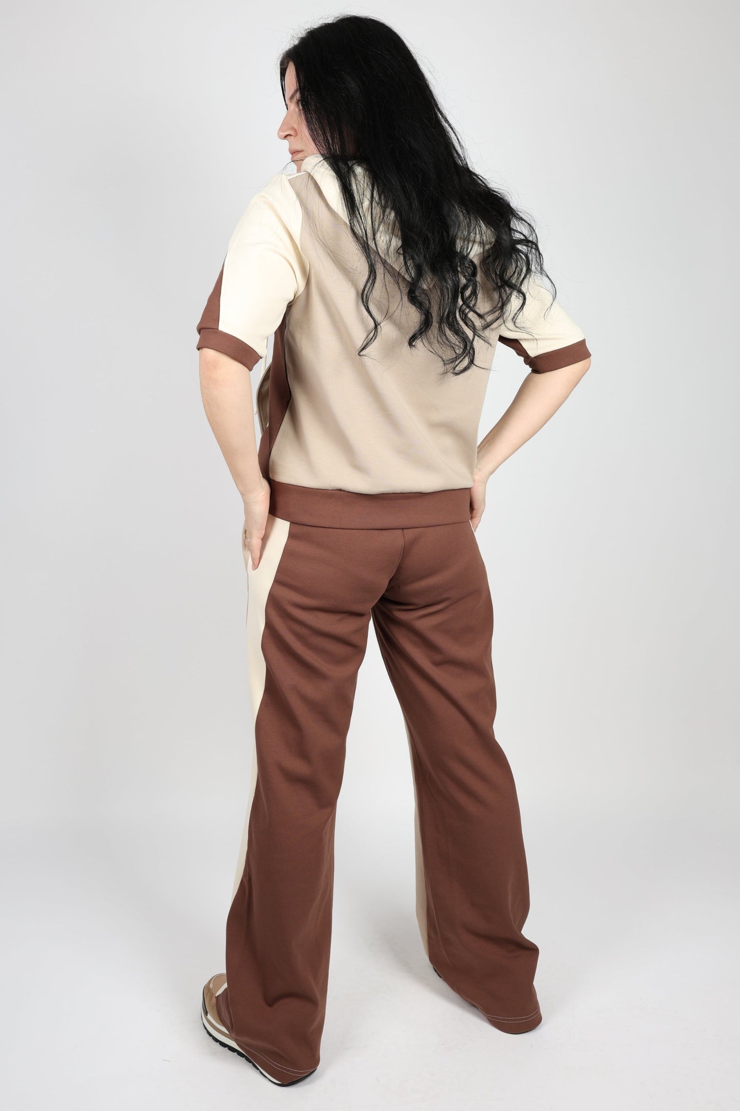 Дамски Комплект от 2 части, Бежов Roberto Fashion Store Set RBRF2403SOCUTE36 Beige 36 EU