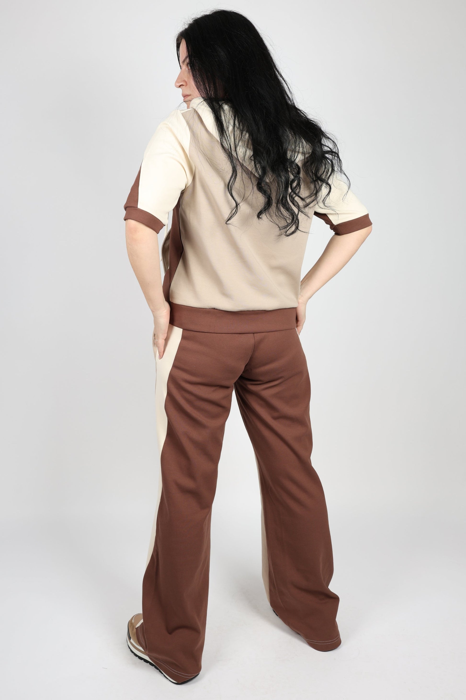 Дамски Комплект от 2 части, Бежов Roberto Fashion Store Set RBRF2403SOCUTE36 Beige 36 EU