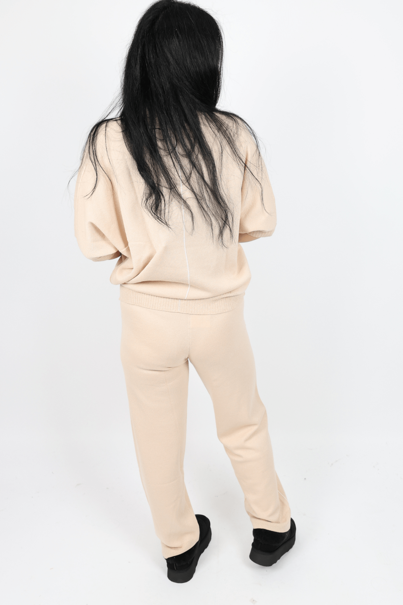 Дамски Комплект от 2 части, Бежов & Черен Roberto Fashion Store Set BLSERS123 S INTL Beige