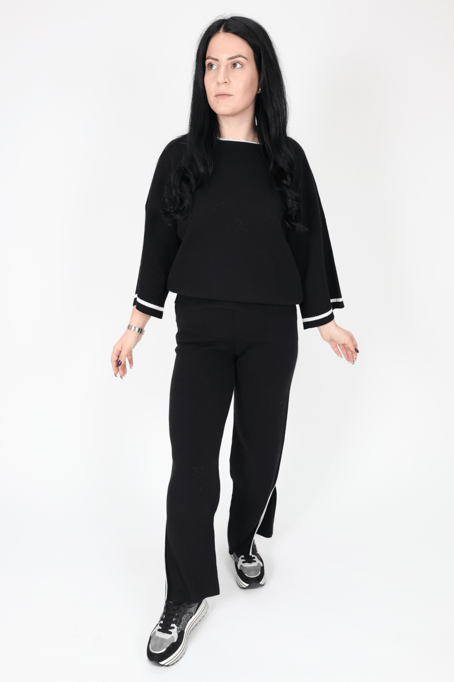 Дамски Комплект от 2 части, Черен Roberto Fashion Store Set 8Y9Z0A M INTL Black