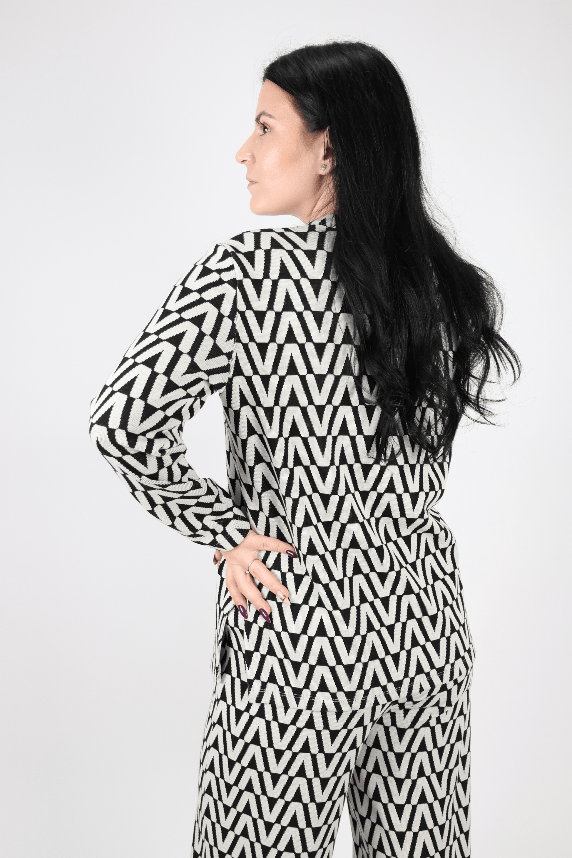 Дамски Комплект от 2 части, Черен, Червен & Син Roberto Fashion Store Set 0F2G4HL1 S INTL Black