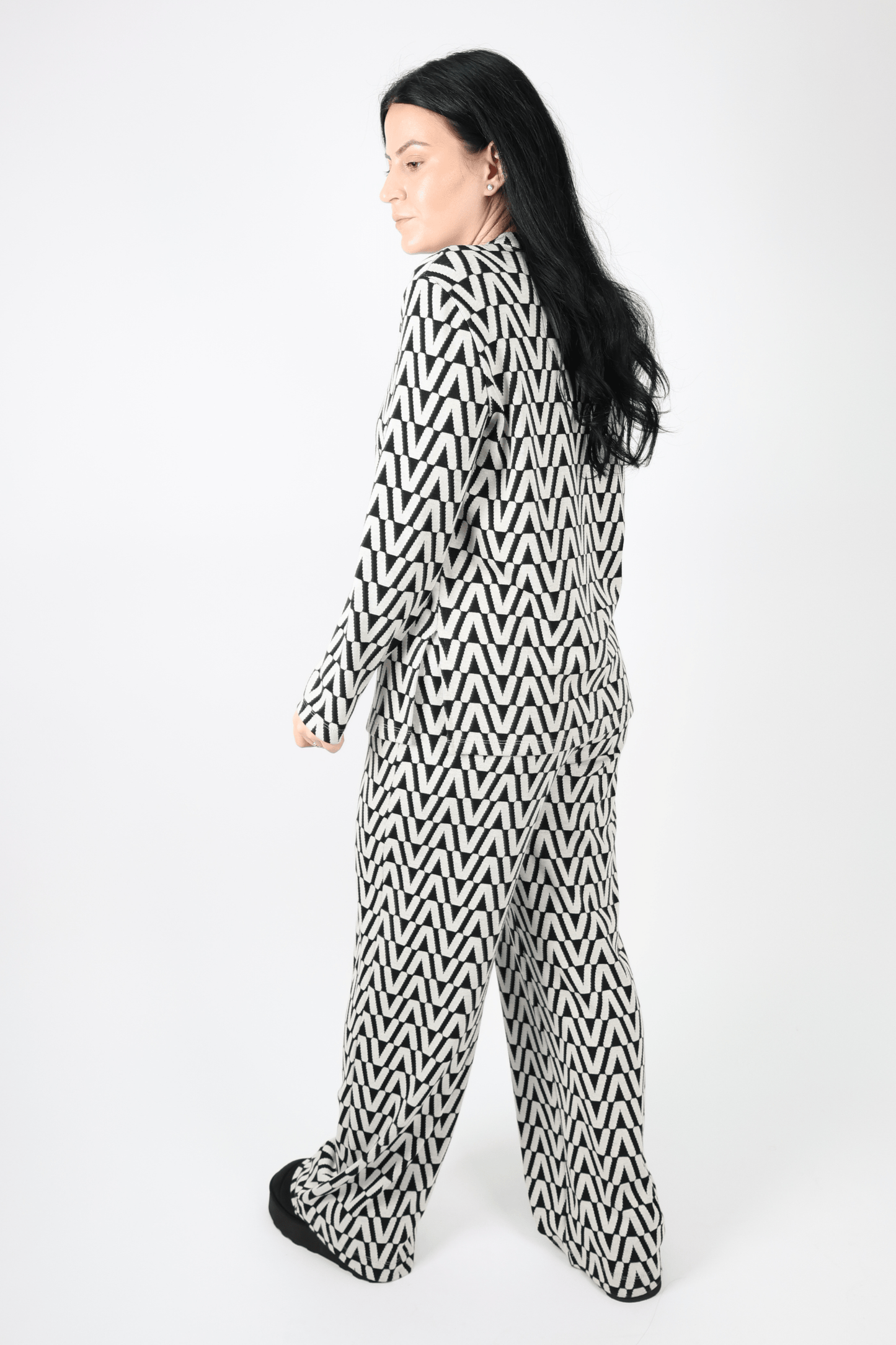 Дамски Комплект от 2 части, Черен, Червен & Син Roberto Fashion Store Set 0F2G4HL1 S INTL Black
