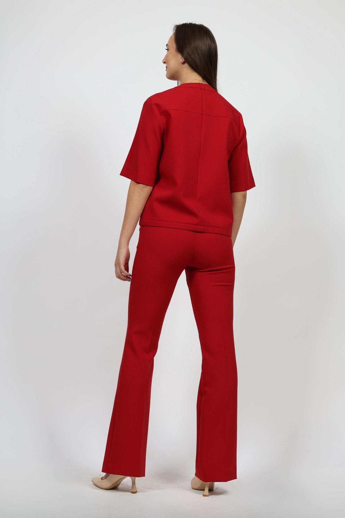 Дамски Комплект от 2 части, Червен VIPART Roberto Fashion Store One piece VIP0111SETREDTRK36 36 Червен