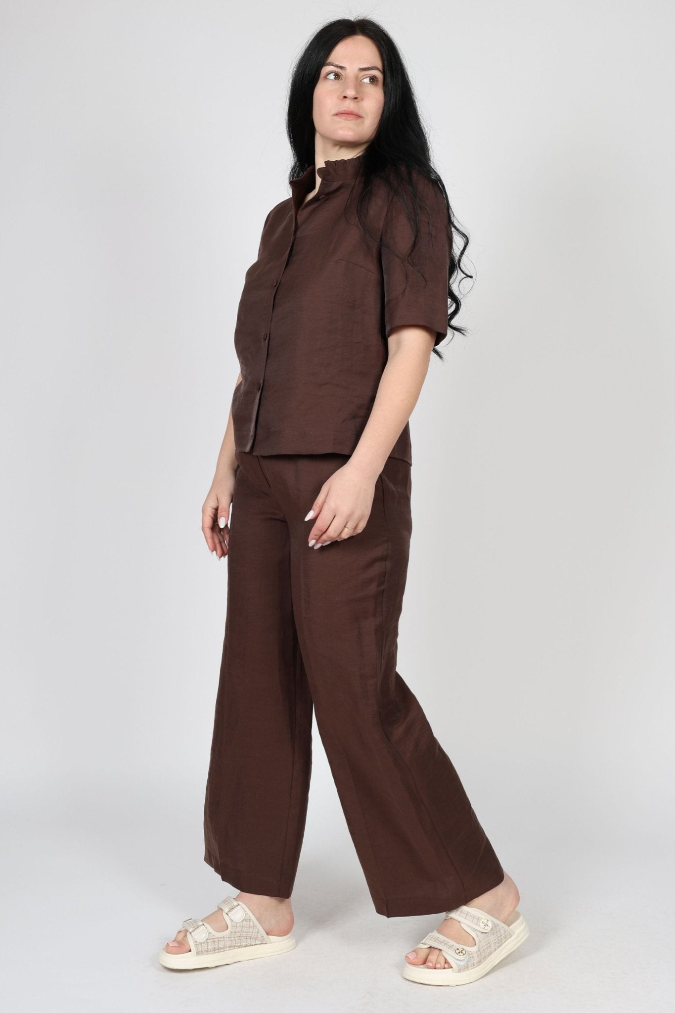 Women's 2-piece set, Brown