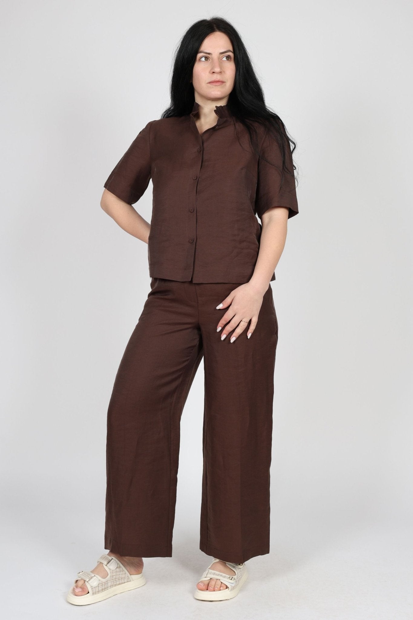 Women's 2-piece set, Brown