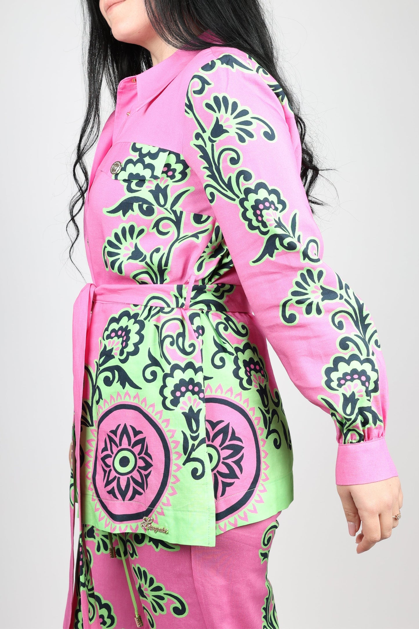 Дамски Комплект от 2 части, Розов Roberto Fashion Store Set RBRF2403LSGRDSETPINK38 38 EU Pink