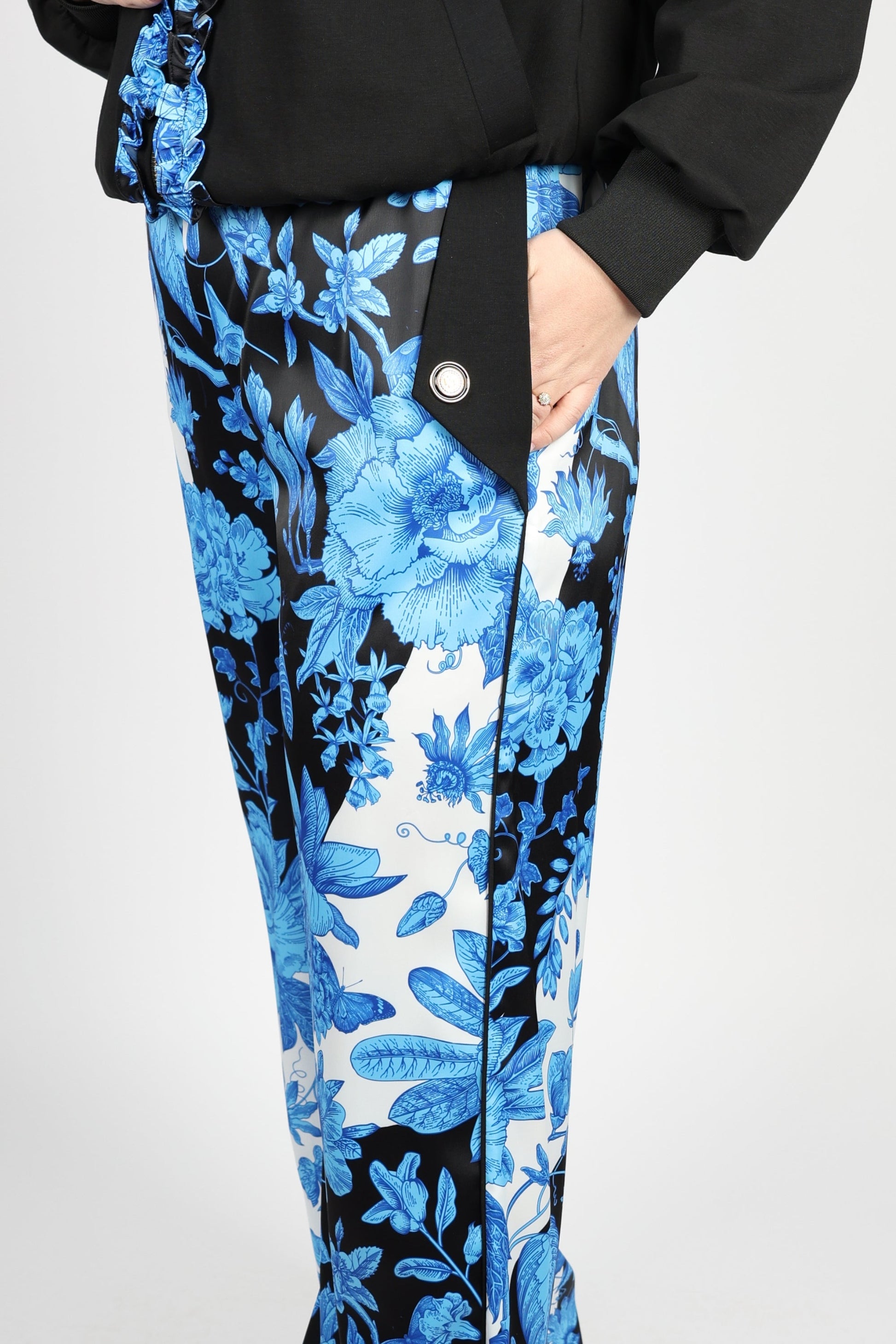 Дамски Комплект от 2 части, Син Roberto Fashion Store Set RBRF2403LSGRDASETBLU38 38 Blue