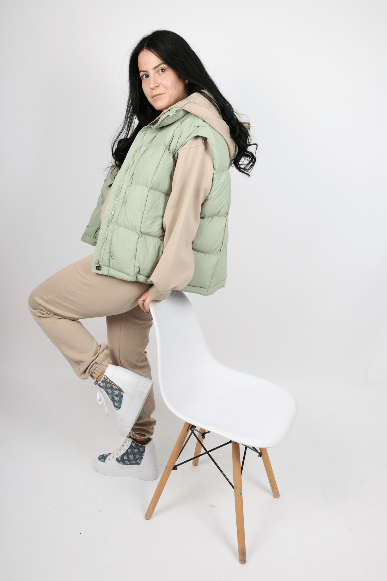 Дамски Комплект от 3 части, Бежов Roberto Fashion Store C8D9E0S S INTL Beige