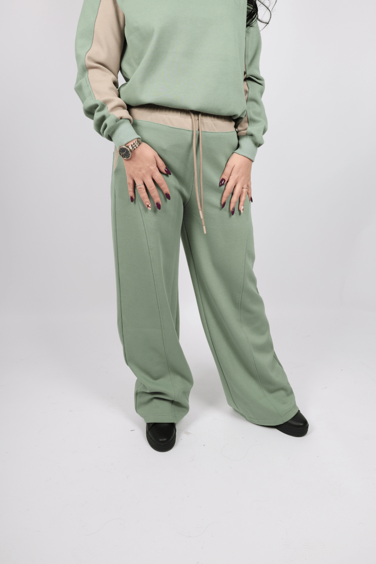 Дамски Комплект от 3 Части, Кафяв & Зелен Roberto Fashion Store Set L7M8N9SG S INTL Green