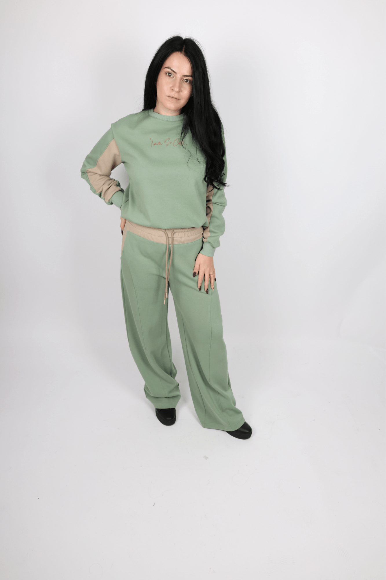Дамски Комплект от 3 Части, Кафяв & Зелен Roberto Fashion Store Set L7M8N9SG S INTL Green