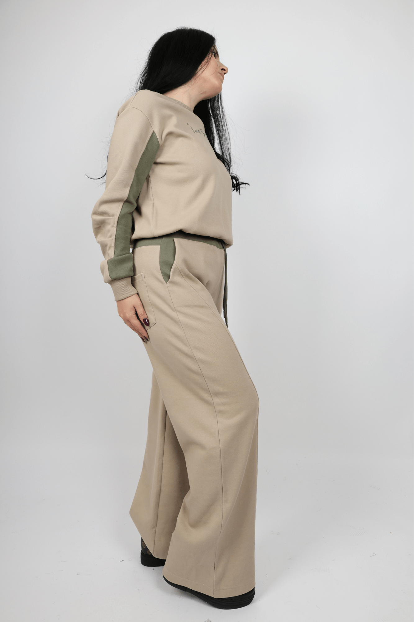Дамски Комплект от 3 Части, Кафяв & Зелен Roberto Fashion Store Set L7M8N9SB S INTL Brown