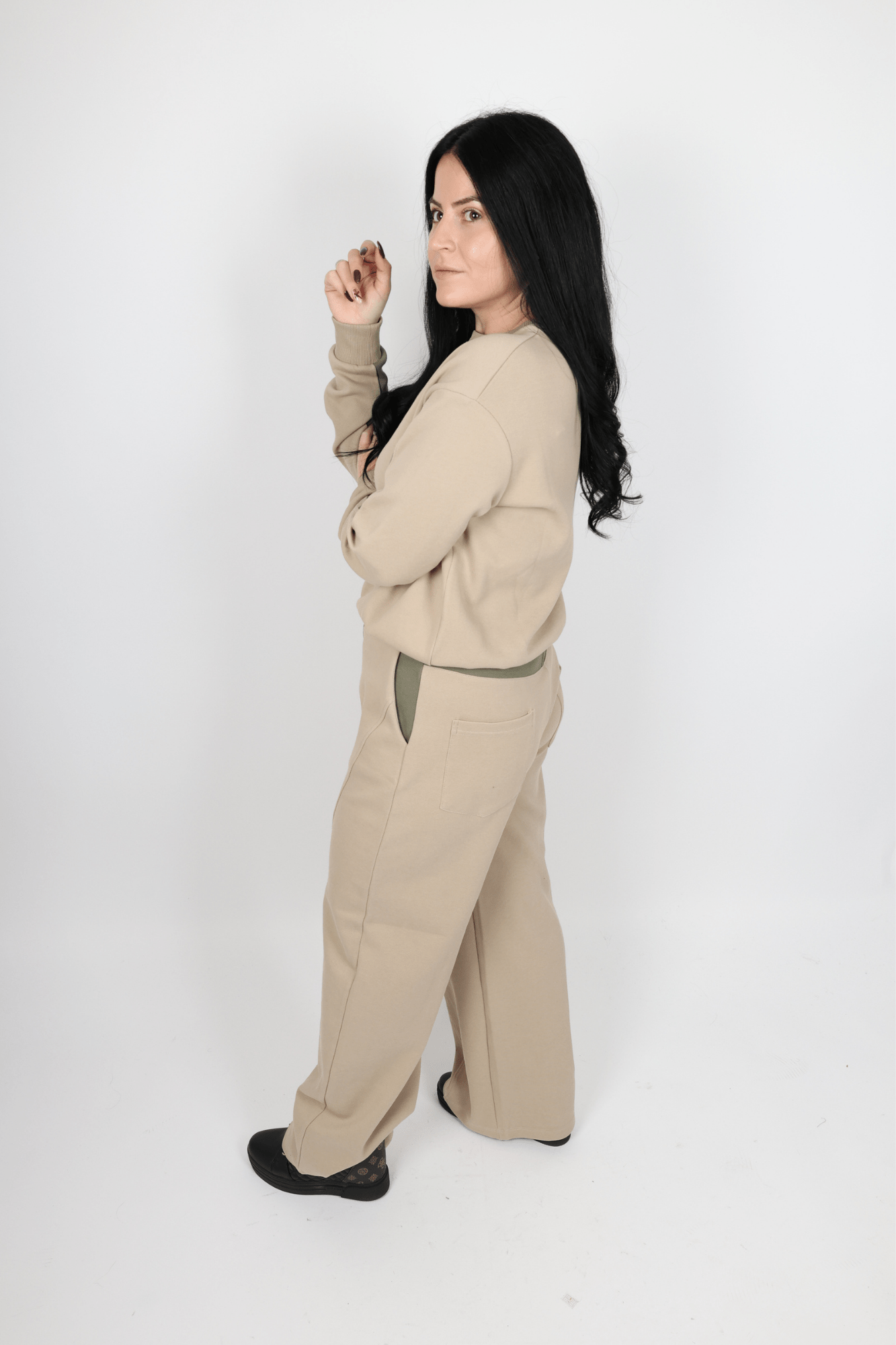 Дамски Комплект от 3 Части, Кафяв & Зелен Roberto Fashion Store Set L7M8N9SB S INTL Brown