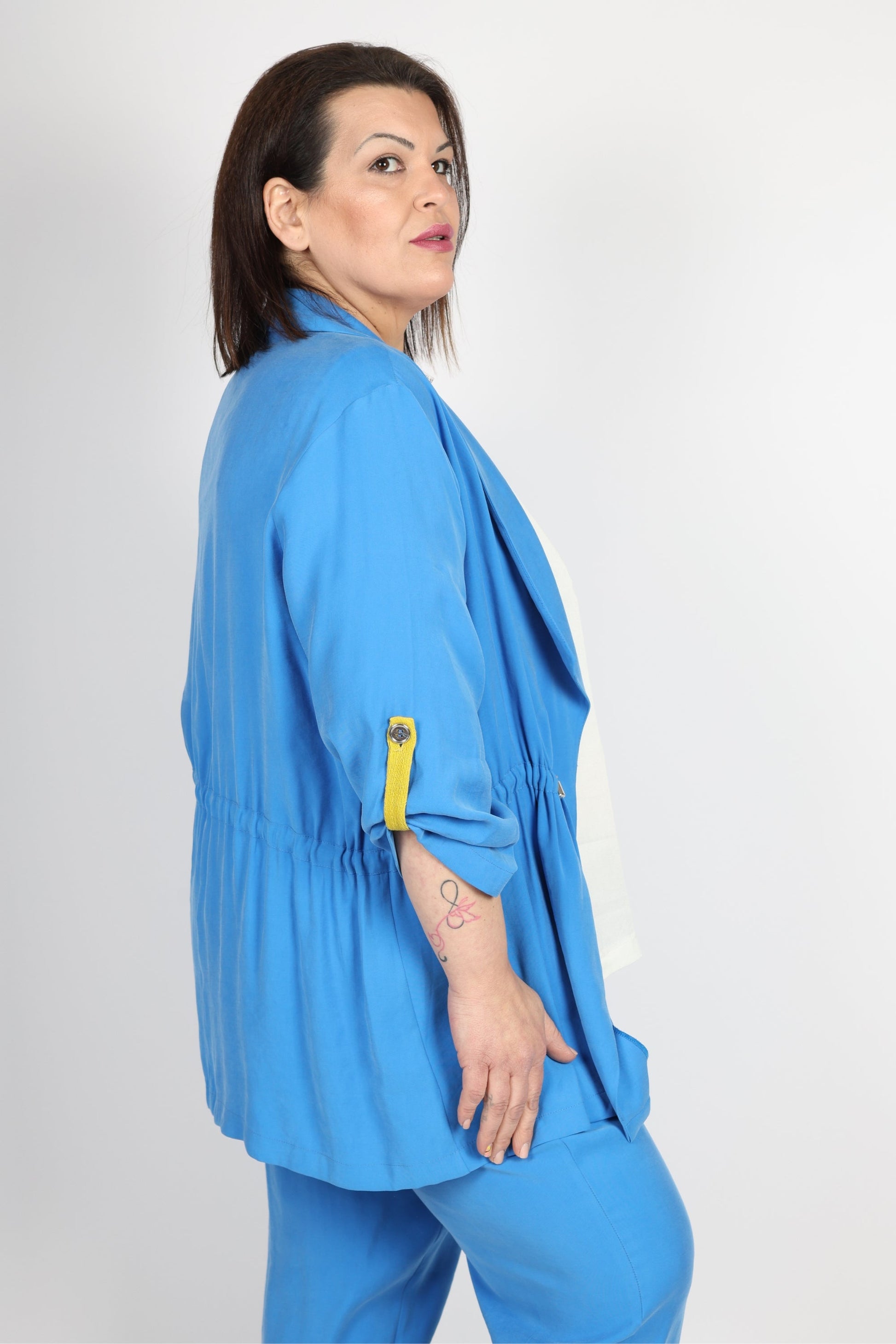 Дамски Комплект от 3 части, Син Roberto Fashion Store Set RBRF1803STBLUTRIPLE - 1 Blue 42 EU