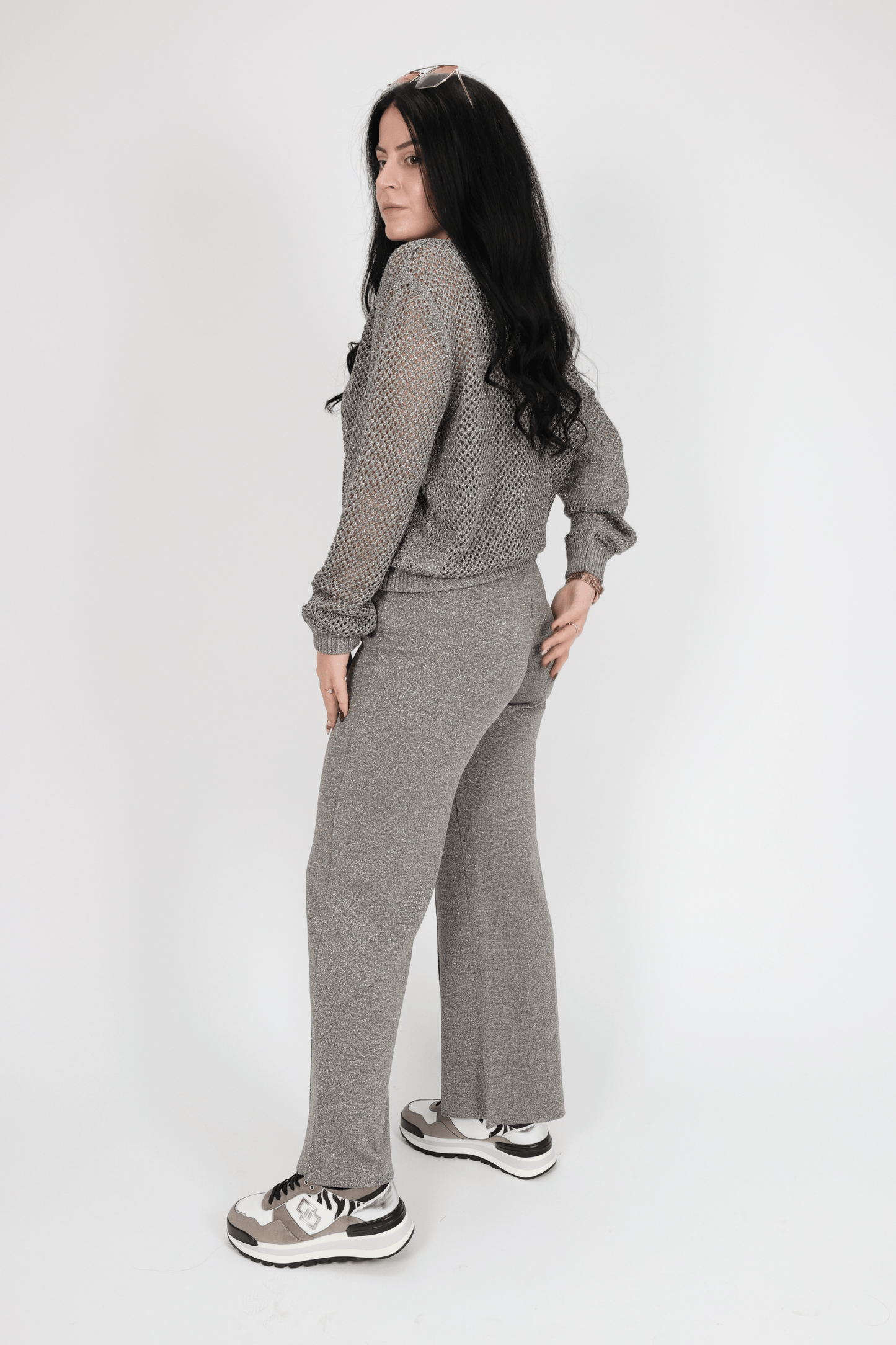 Дамски Комплект от 3 Части, Сив Roberto Fashion Store Set K0L1M2S S INTL Cotton
