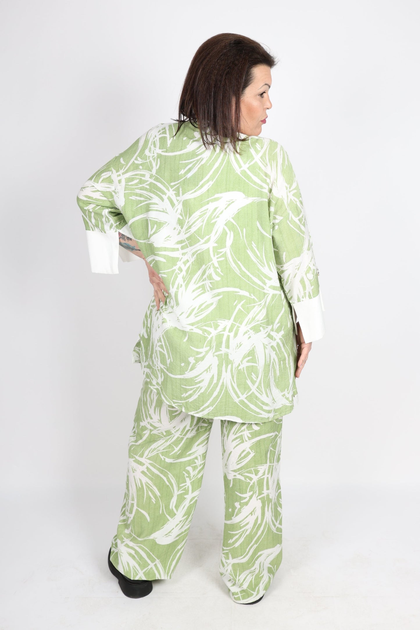 Дамски Комплект от 3 части, Зелен Roberto Fashion Store Set RBRF1803STGRN44 Green 44 EU