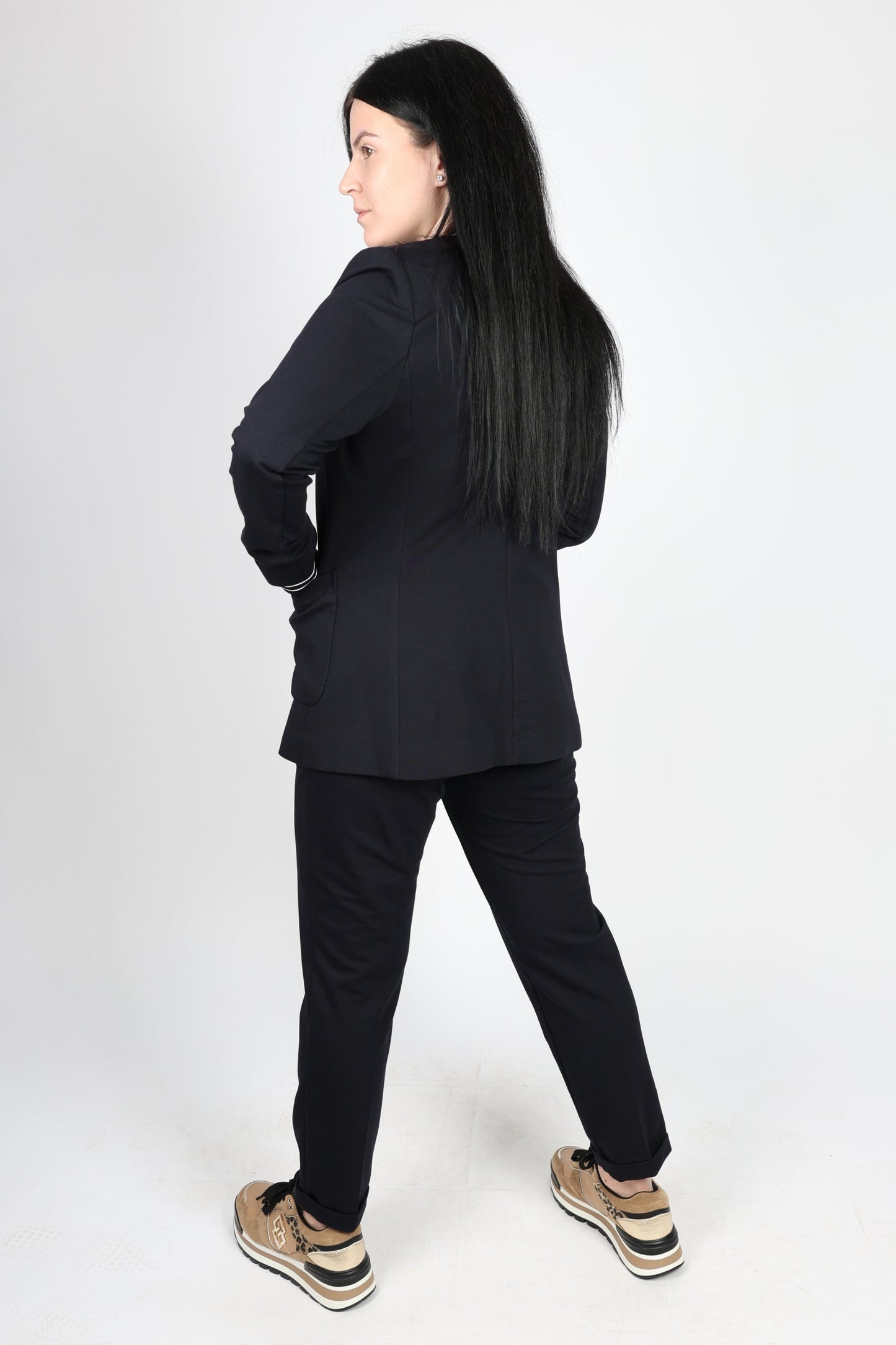 Дамски Костюм, Син Roberto Fashion Store Set RBRF1903SUITNAV36 Navy 36 EU