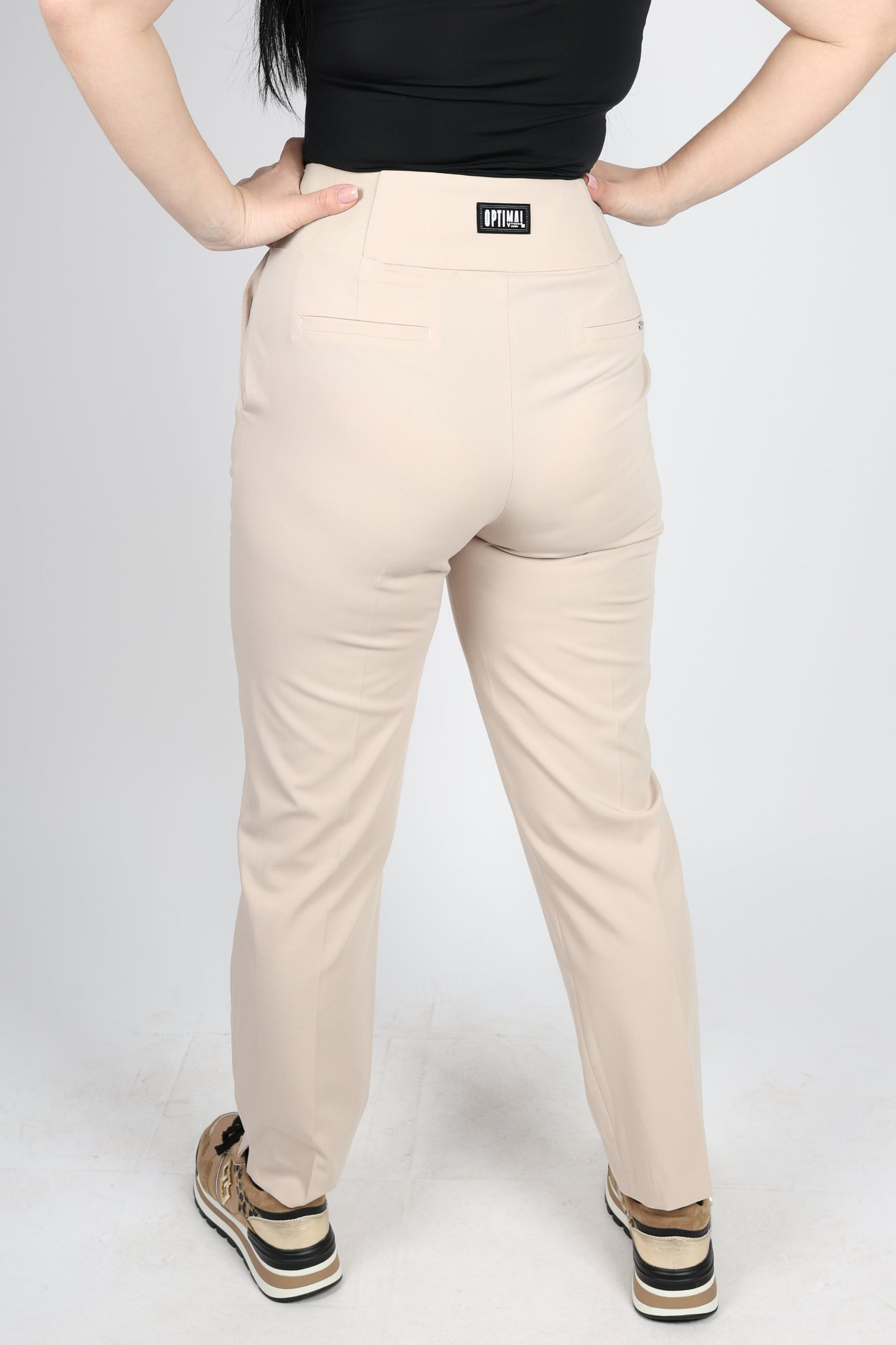 Дамски Панталон, Бежов Roberto Fashion Store Trousers RBRF1903TRSBEISLIM36 Beige 36 EU