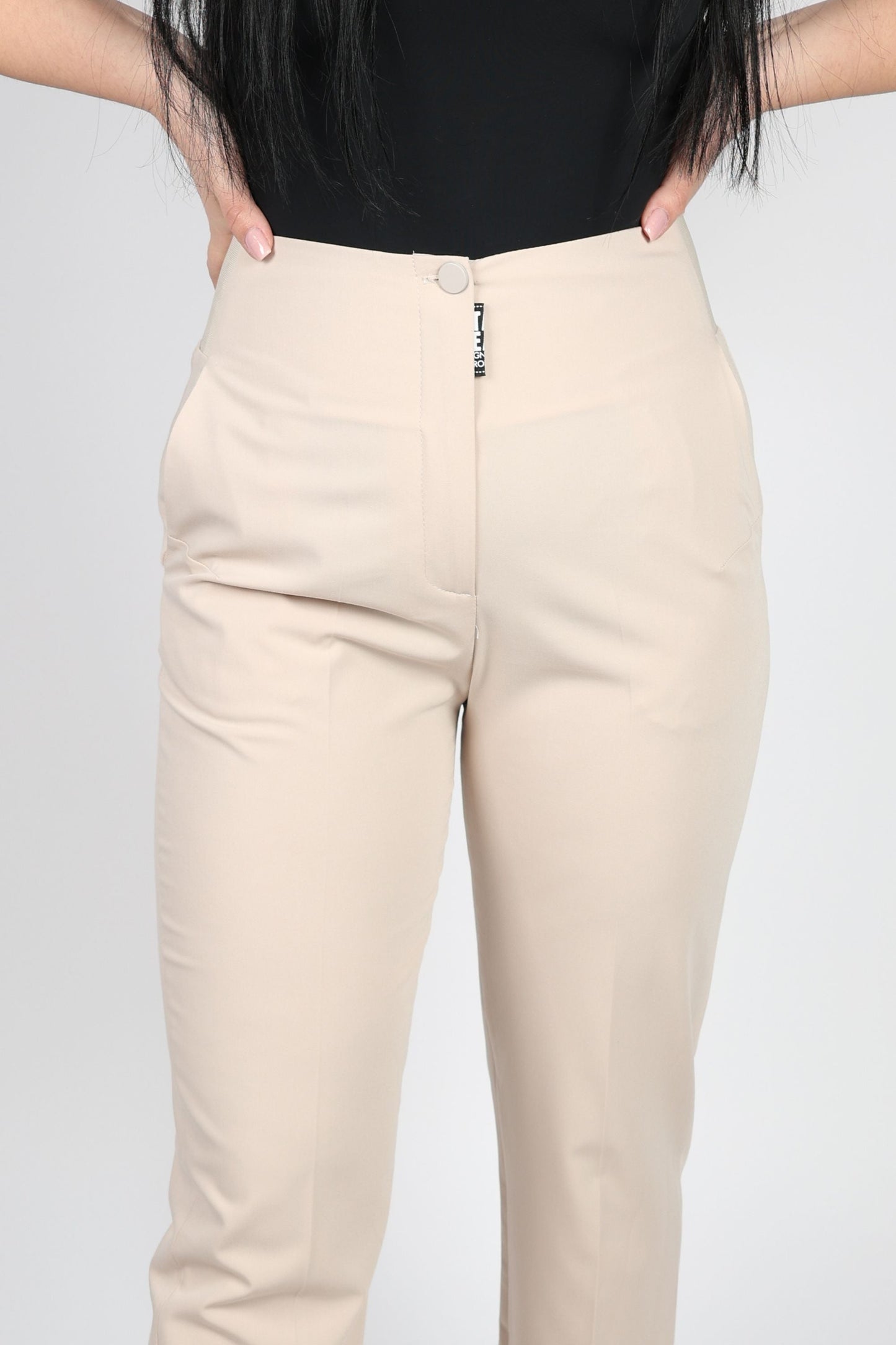 Дамски Панталон, Бежов Roberto Fashion Store Trousers RBRF1903TRSBEISLIM36 Beige 36 EU