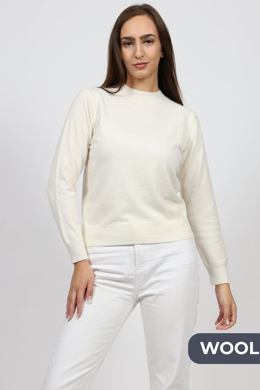 Women's Sweater, White