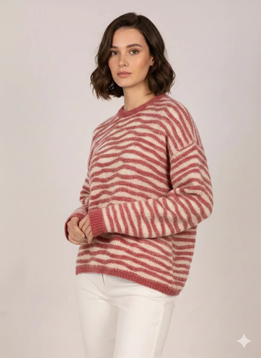 Дамски Пуловер, Червен Gold&Gold Roberto Fashion Store One piece GNG1501SWEREDKNI TU