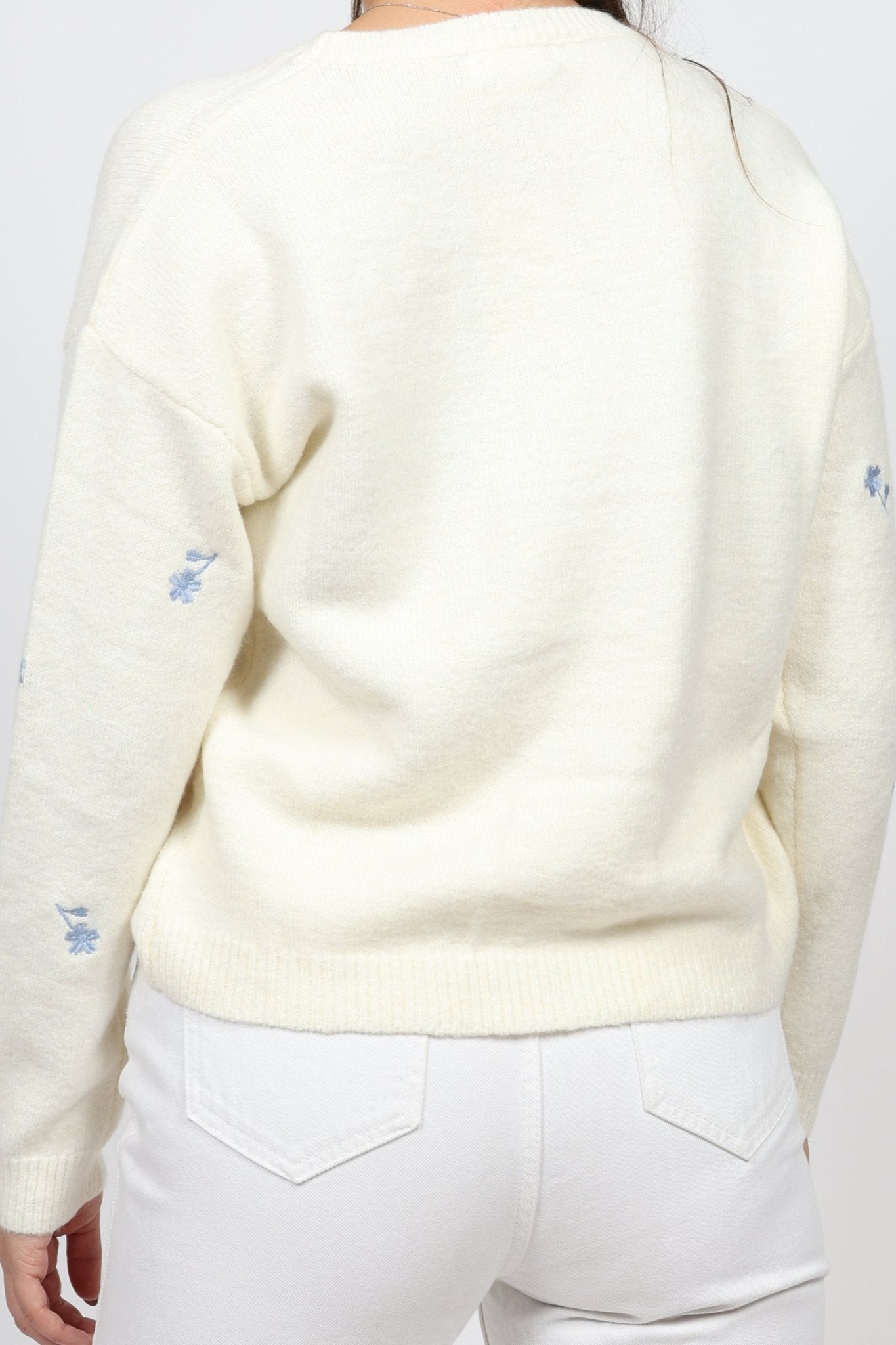 Дамски Пуловер, Екрю Andy & Lucy Paris Roberto Fashion Store Sweater ANL1311SWEWHIPLMSM S - M Бял