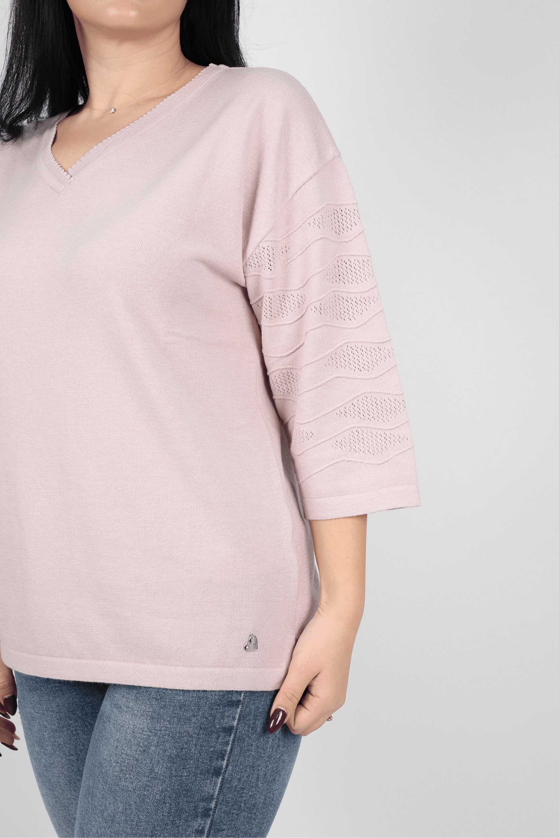 Дамски Пуловер, Розов & Син Roberto Fashion Store Sweater Y6Z7A851 S INTL Pink
