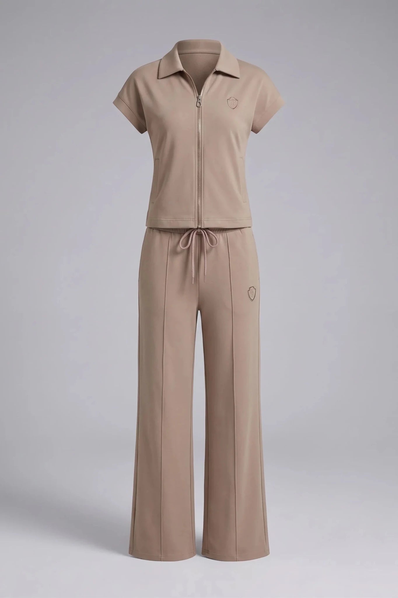 Дамски вискозен комплект 2 в 1 So Cute - кафяво So Cute Roberto Fashion Store Set SCT0907SETBROTOP-M M