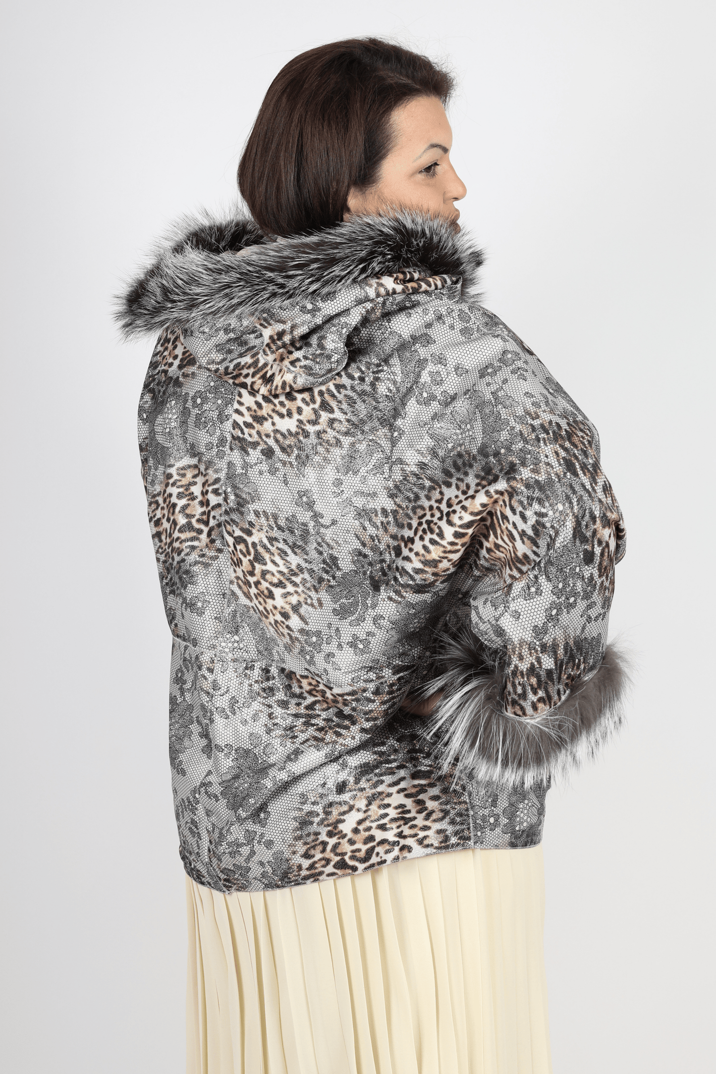 Дамско Двулицево Яке, Бежов Roberto Fashion Store Jacket RFRVSBLJCKWH12032XL XXL Beige