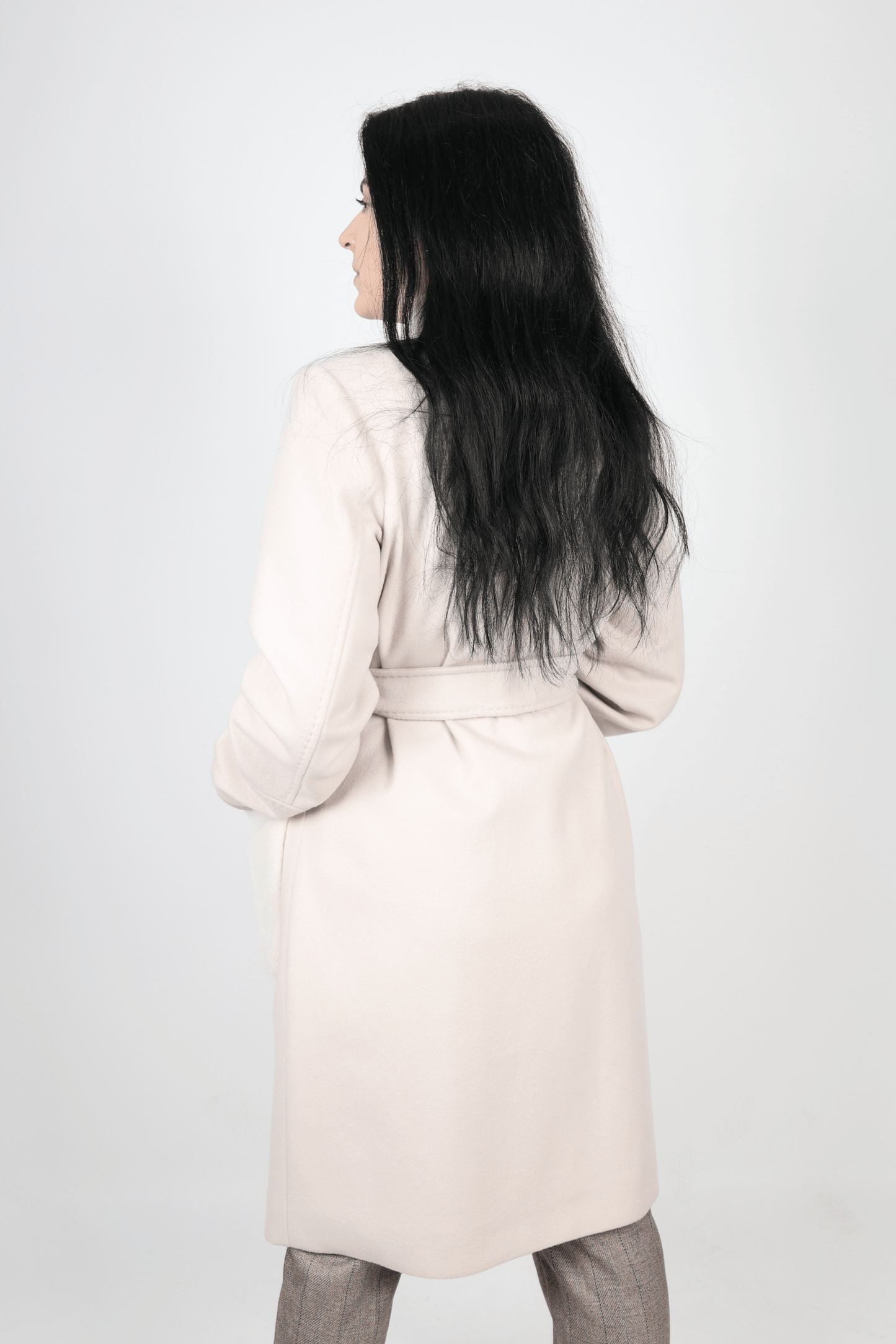 Дамско Палто, Бежов Roberto Fashion Store Coat ROBE1028 38 EU Beige