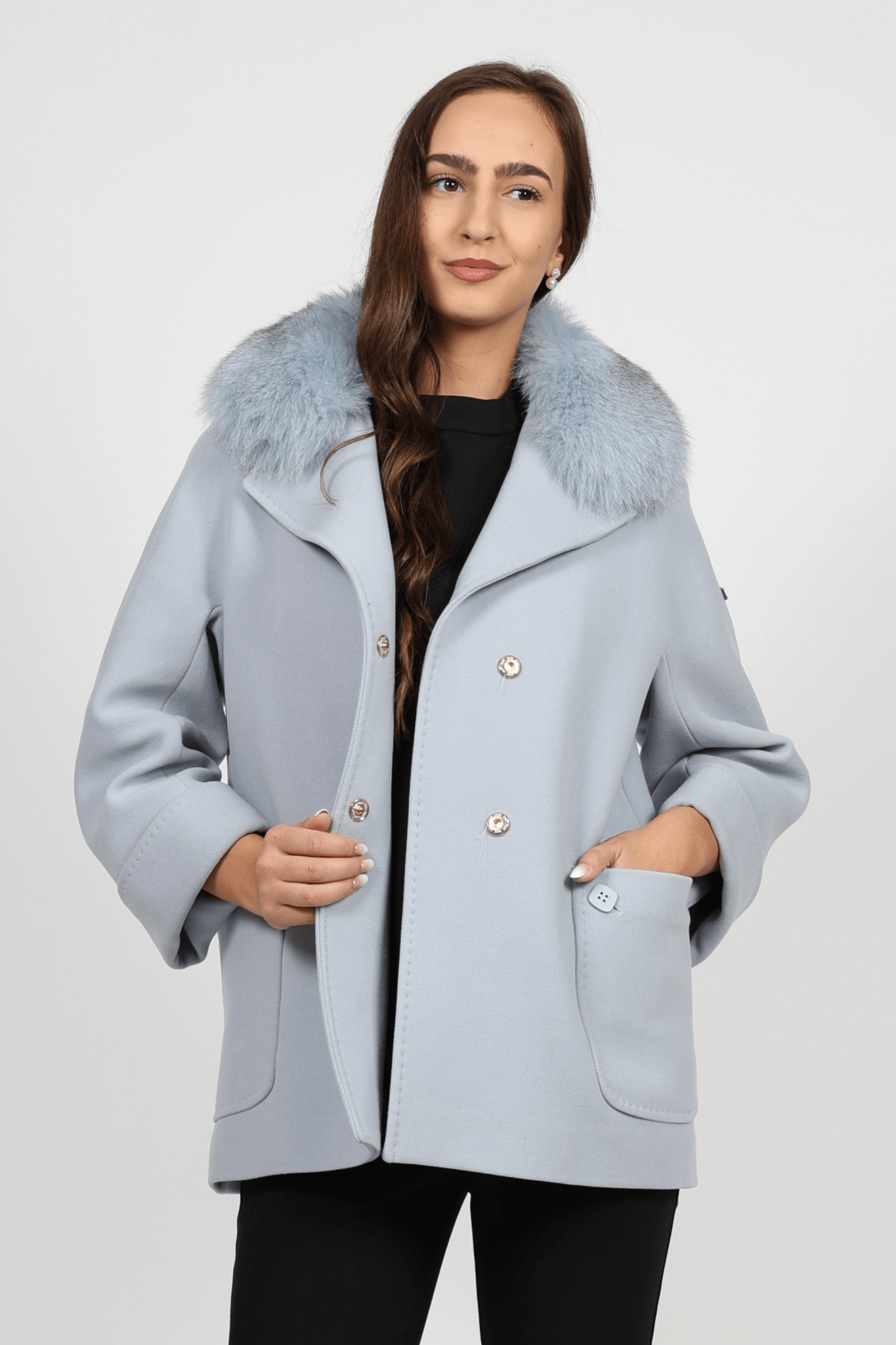 Women's Coat, Blue