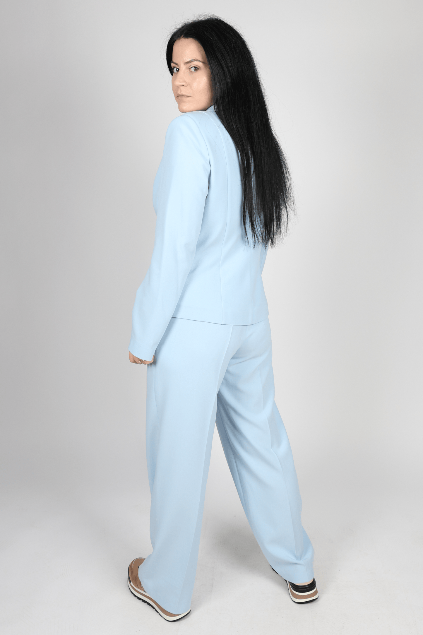 Дамскo Сако, Син Roberto Fashion Store Blazer MERBLAZEBL36 36 EU Blue