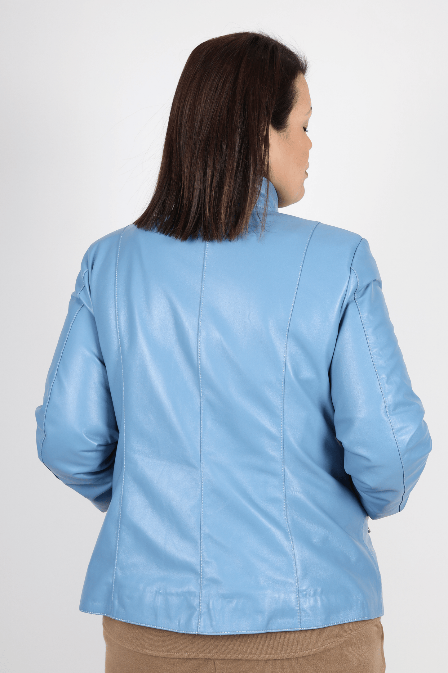 Дамско Яке, Бежов & Син Roberto Fashion Store Jacket LEAROB0002LBLU L Blue