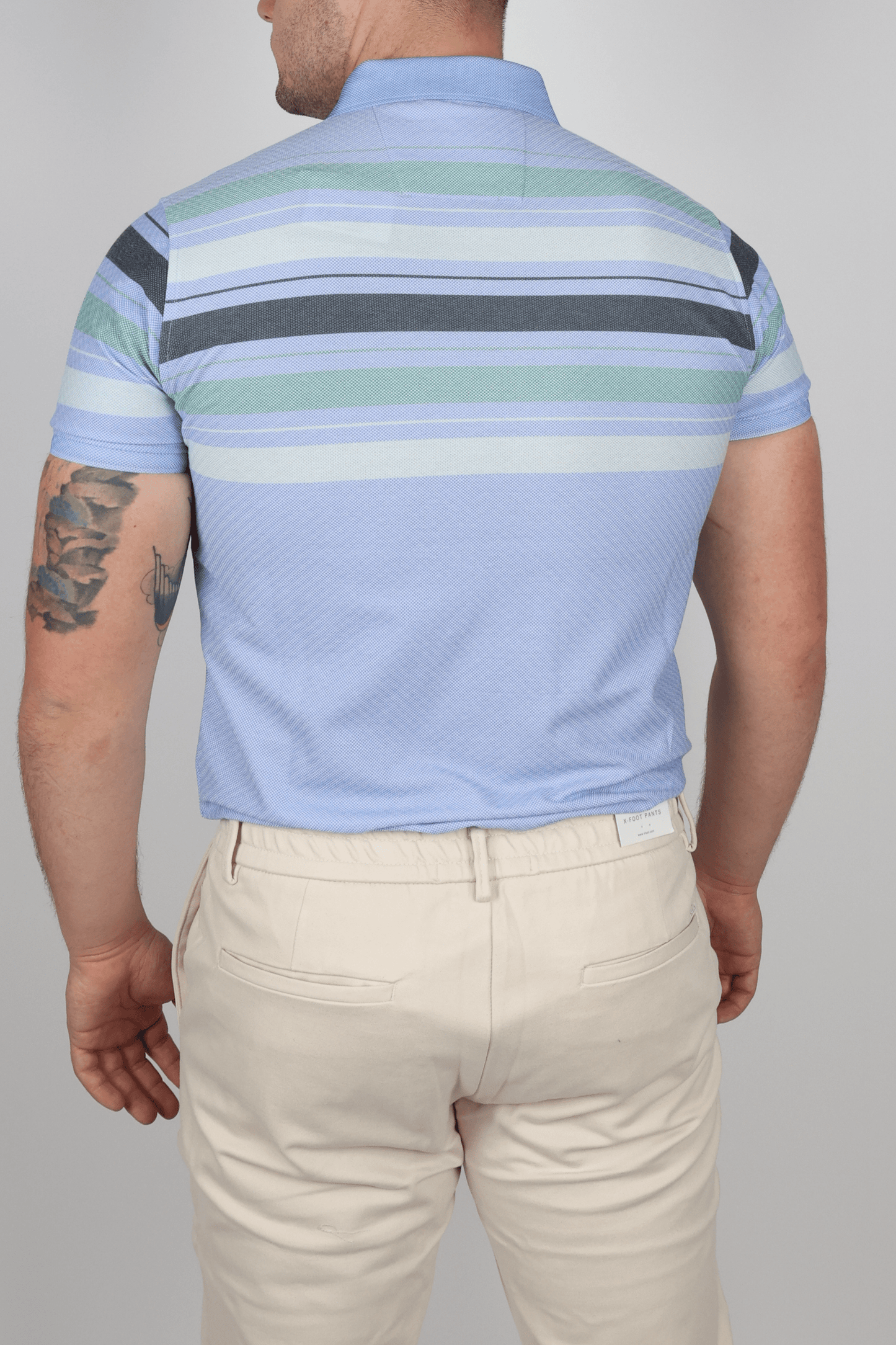 Мъжка Тениска, Син Roberto Fashion Store T-shirt ROBE1113 M INTL Blue