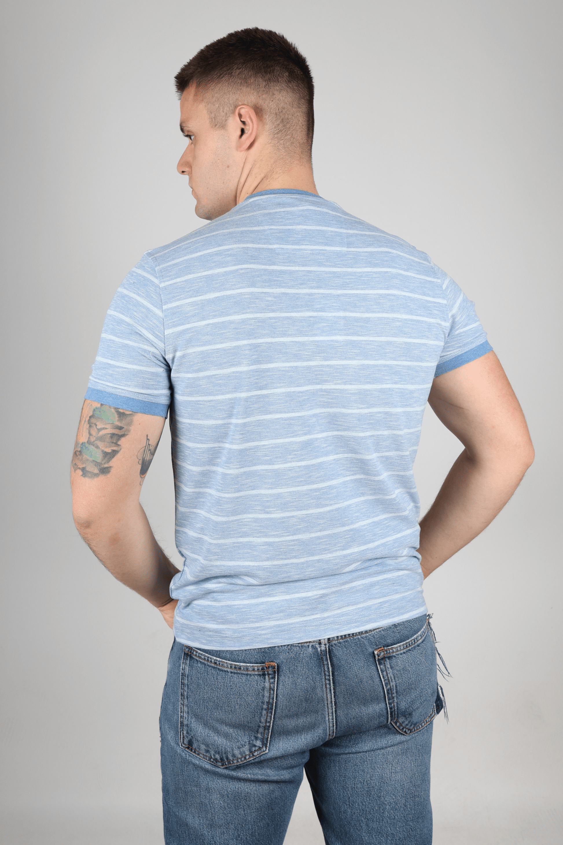 Мъжка Тениска, Син Roberto Fashion Store T-shirt LEGUTSHBLU1M M Blue