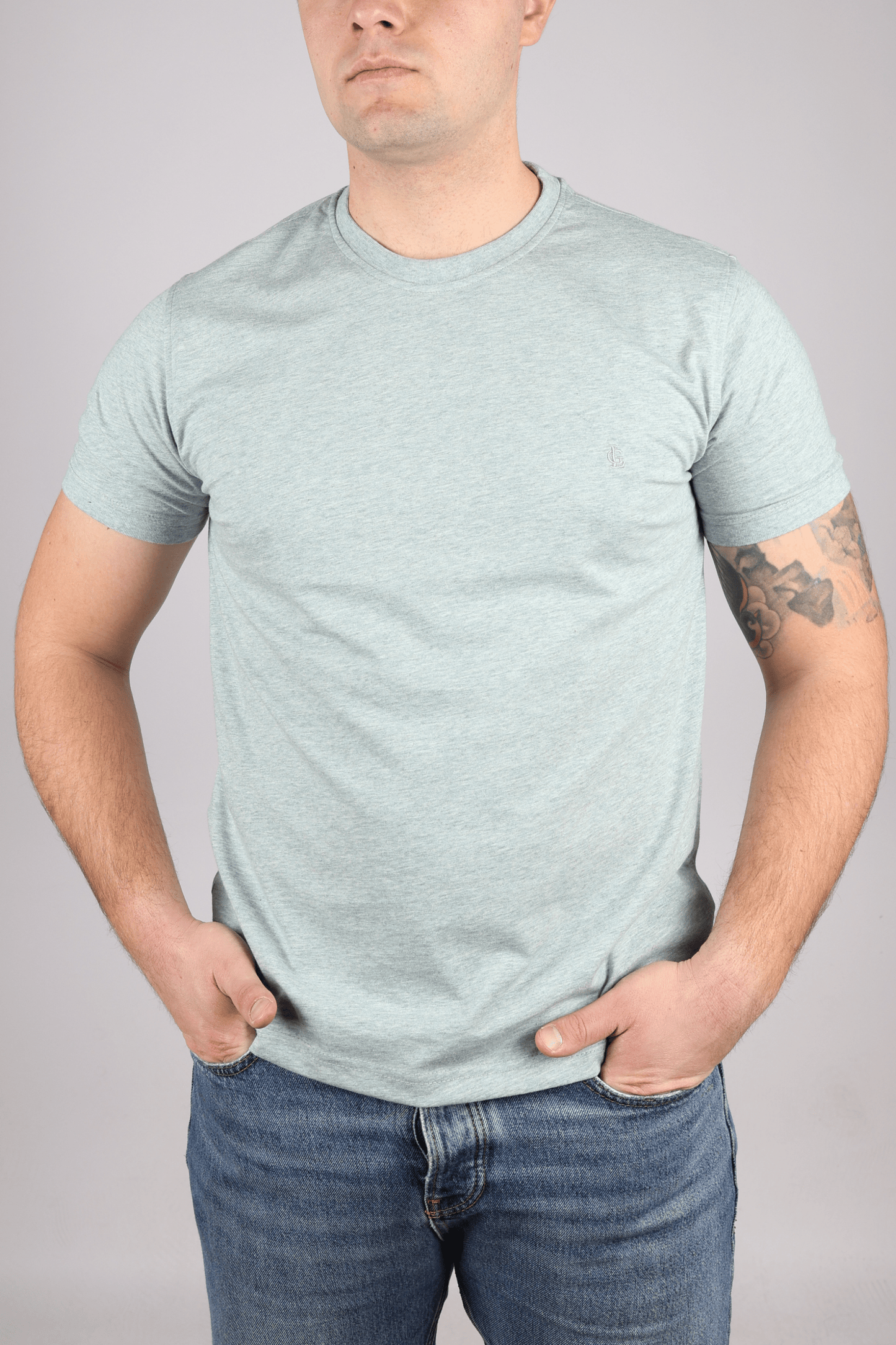 Мъжка Тениска, Зелен Roberto Fashion Store T-shirt LEGUTSHGRE001 M Green