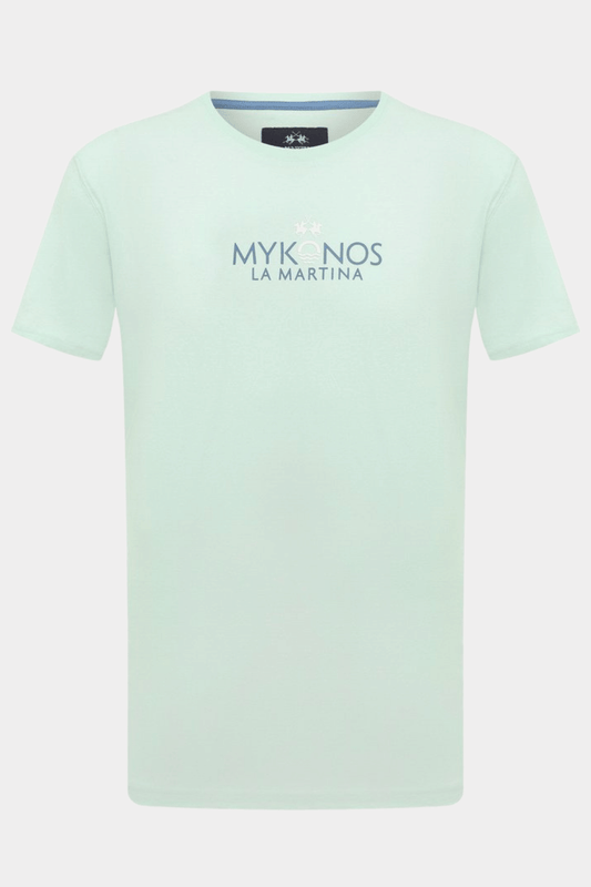 Мъжка Тениска, Зелен & Бял Roberto Fashion Store T-shirt YMR605JS39507163 S Green