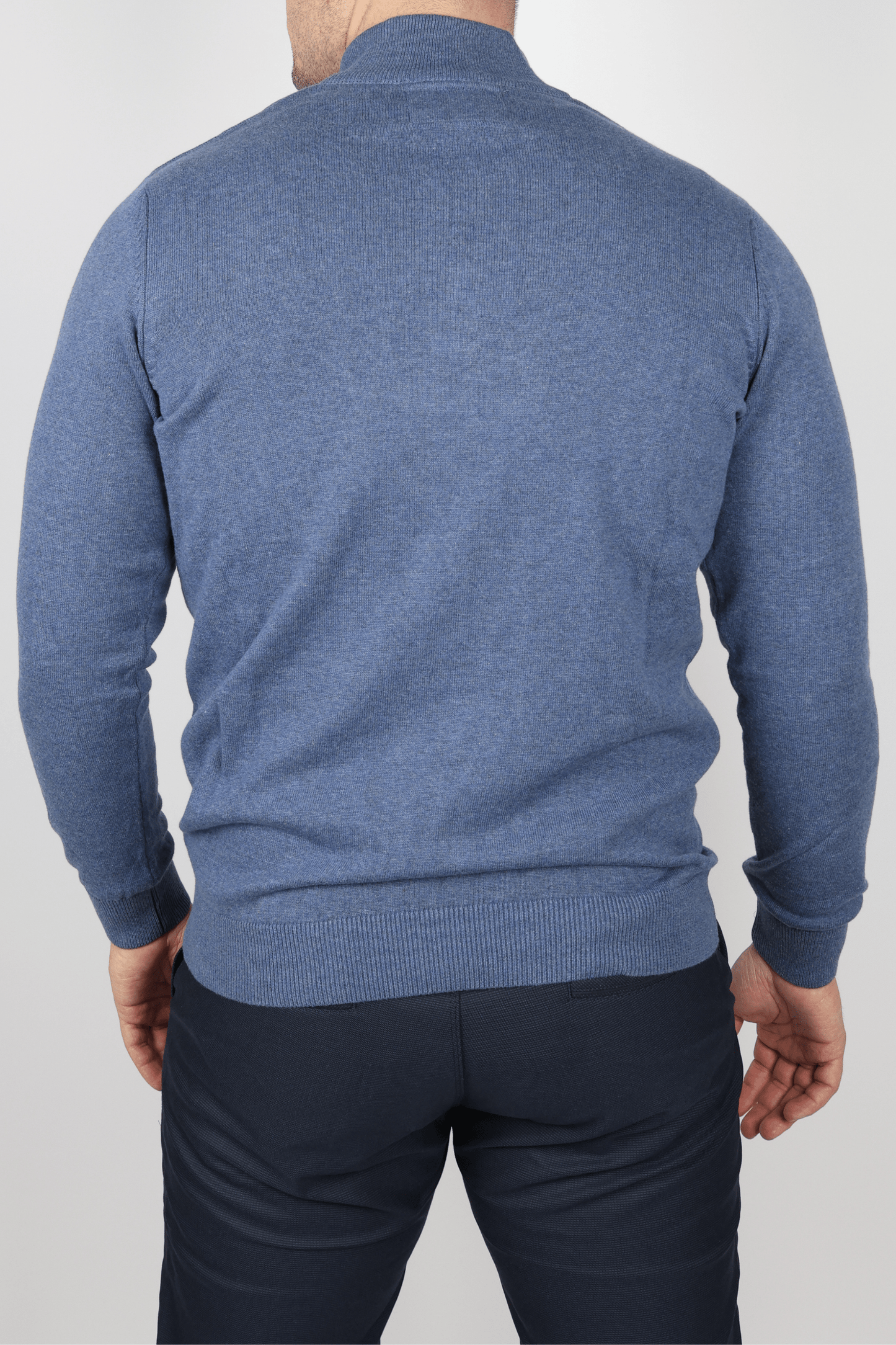 Мъжки Пуловер, Син Roberto Fashion Store Sweater M INTL Blue