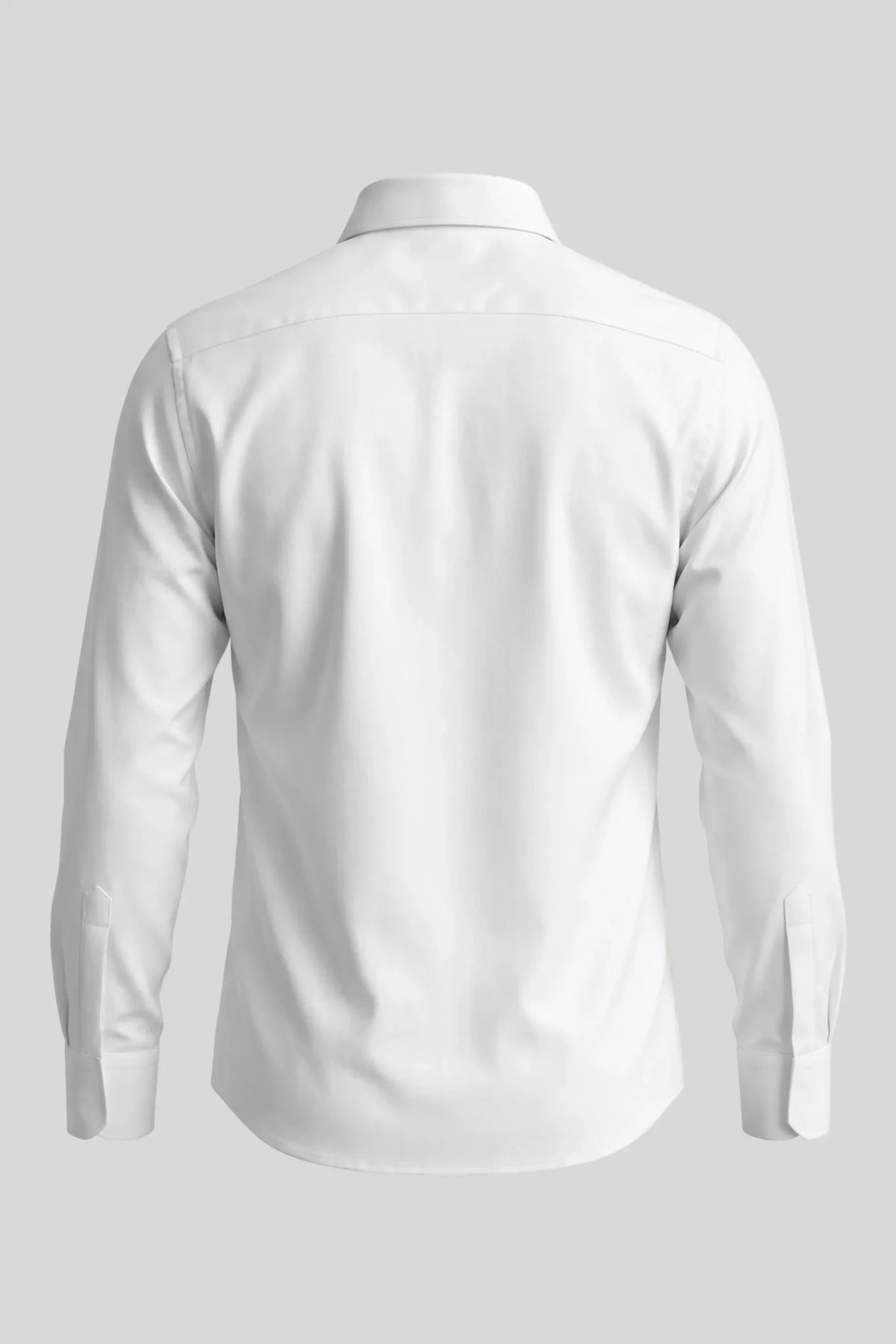 Herren-Stretchhemd aus Bambusviskose – Weiß Boston Roberto Fashion Store T-Shirt MAY83300300-39 39