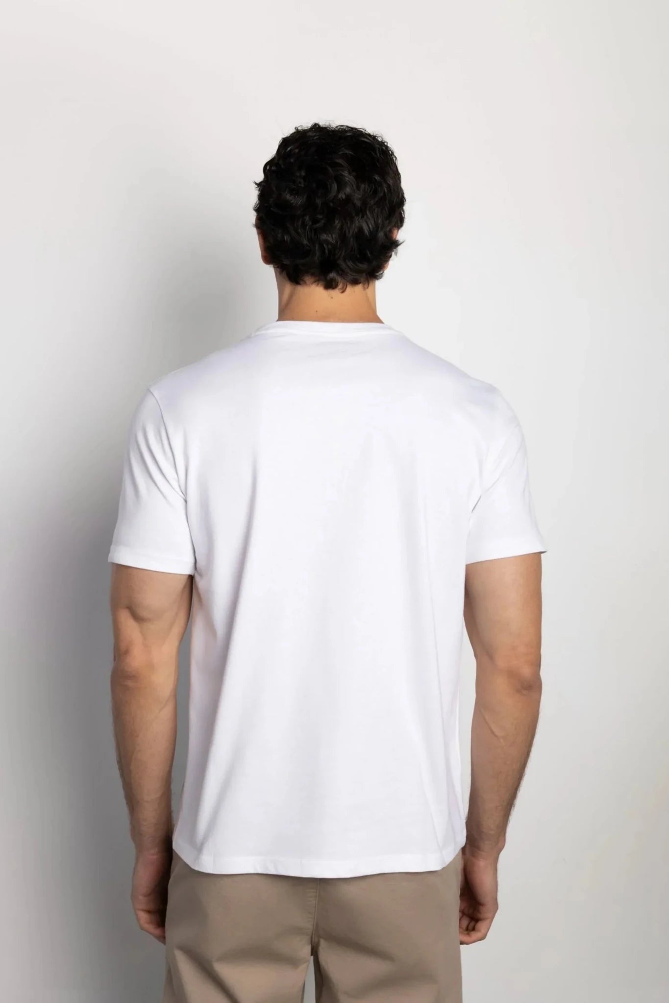 Мъжка корпоративна тениска - Бял Boston Roberto Fashion Store T-shirt MAY83000300-S S